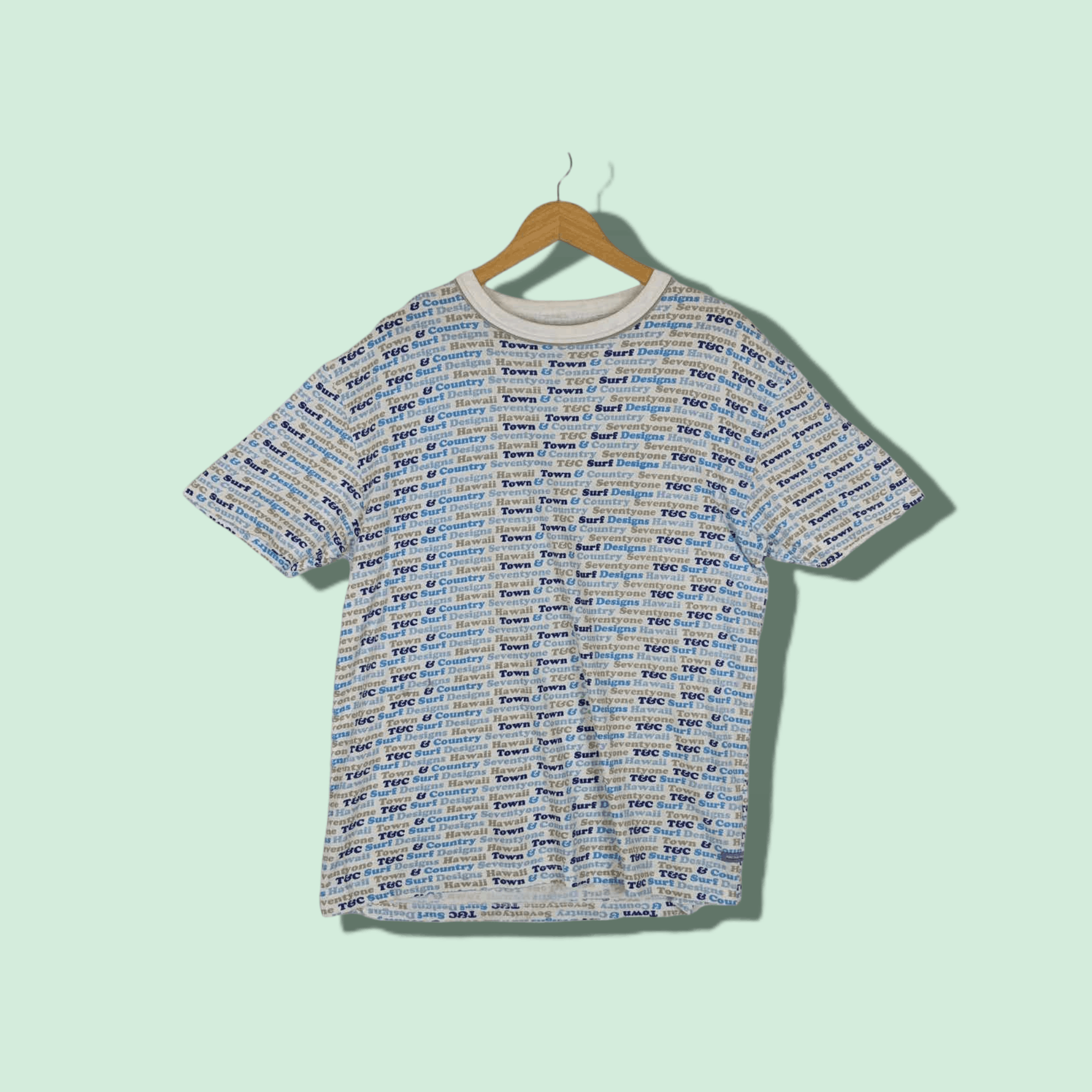 Japanese Brand T&C Surf Design Monogram T-Shirt Size US L / EU 52-54 / 3 - 1 Thumbnail