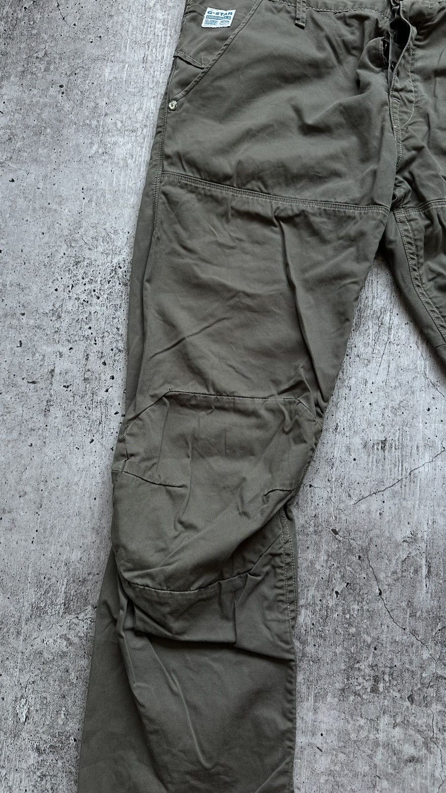 G-Star G star Raw Organic Cargo Style Vintage Casual Pants Size US 33 - 7 Thumbnail