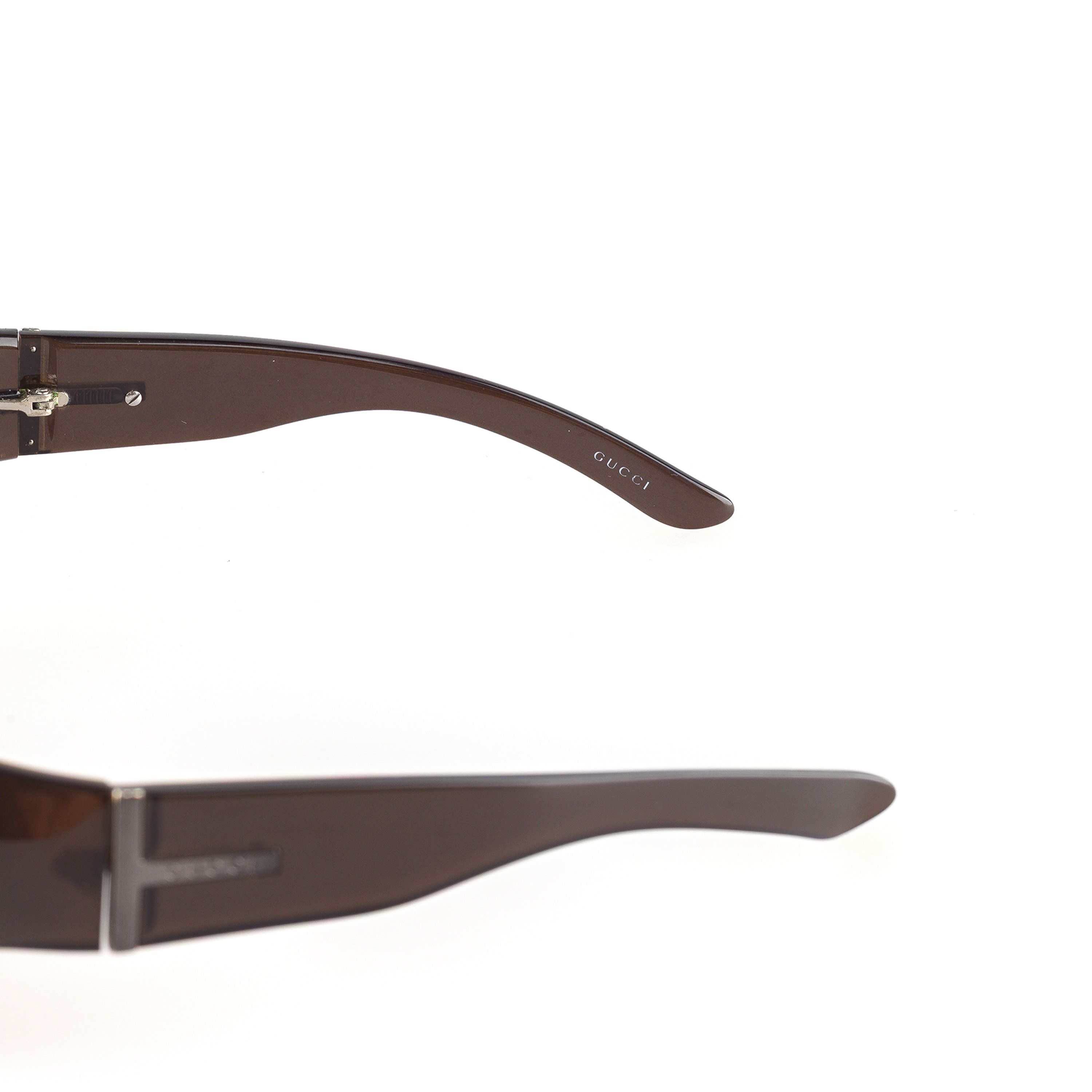 Gucci Gucci GG 1586/S CBITK Brown Vintage Sunglasses Size ONE SIZE - 12 Thumbnail