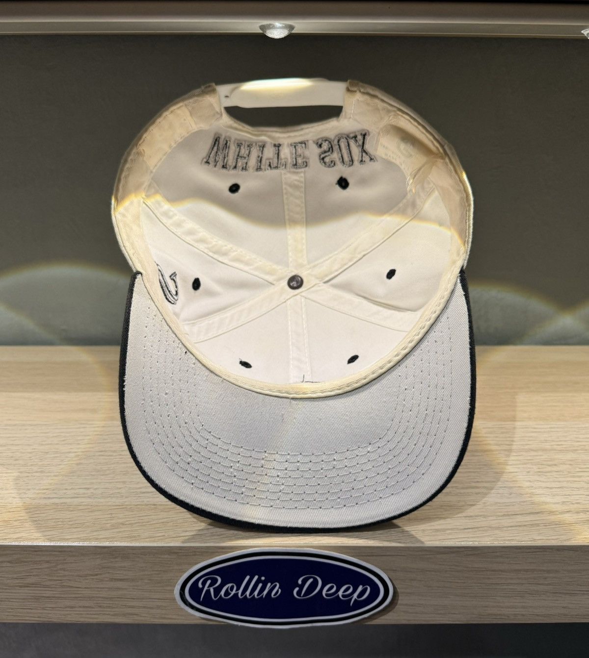 MLB × Vintage Vintage 90s MLB White Sox Chicago Blockhead Size ONE SIZE - 5 Thumbnail