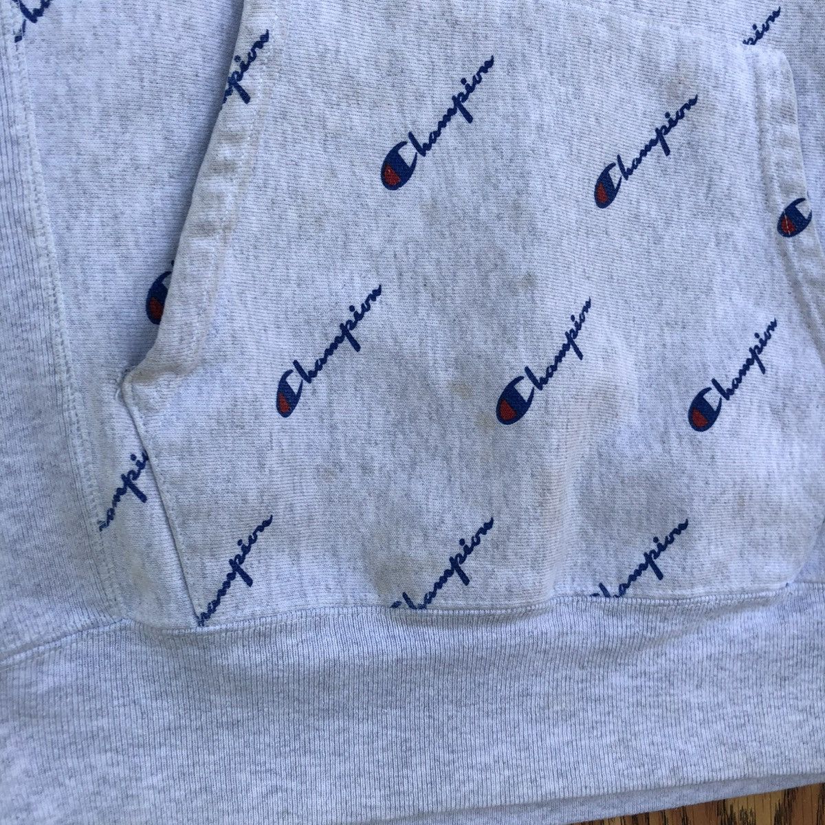 Champion Vintage Champion Reverse Weave all-over script print hoodie Size XS / US 0-2 / IT 36-38 - 4 Thumbnail