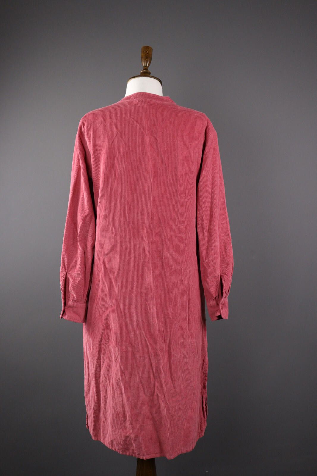 Designer Deerberg by OSKA Corduroy Summer Button Long Dress Size S Size S / US 4 / IT 40 - 6 Thumbnail