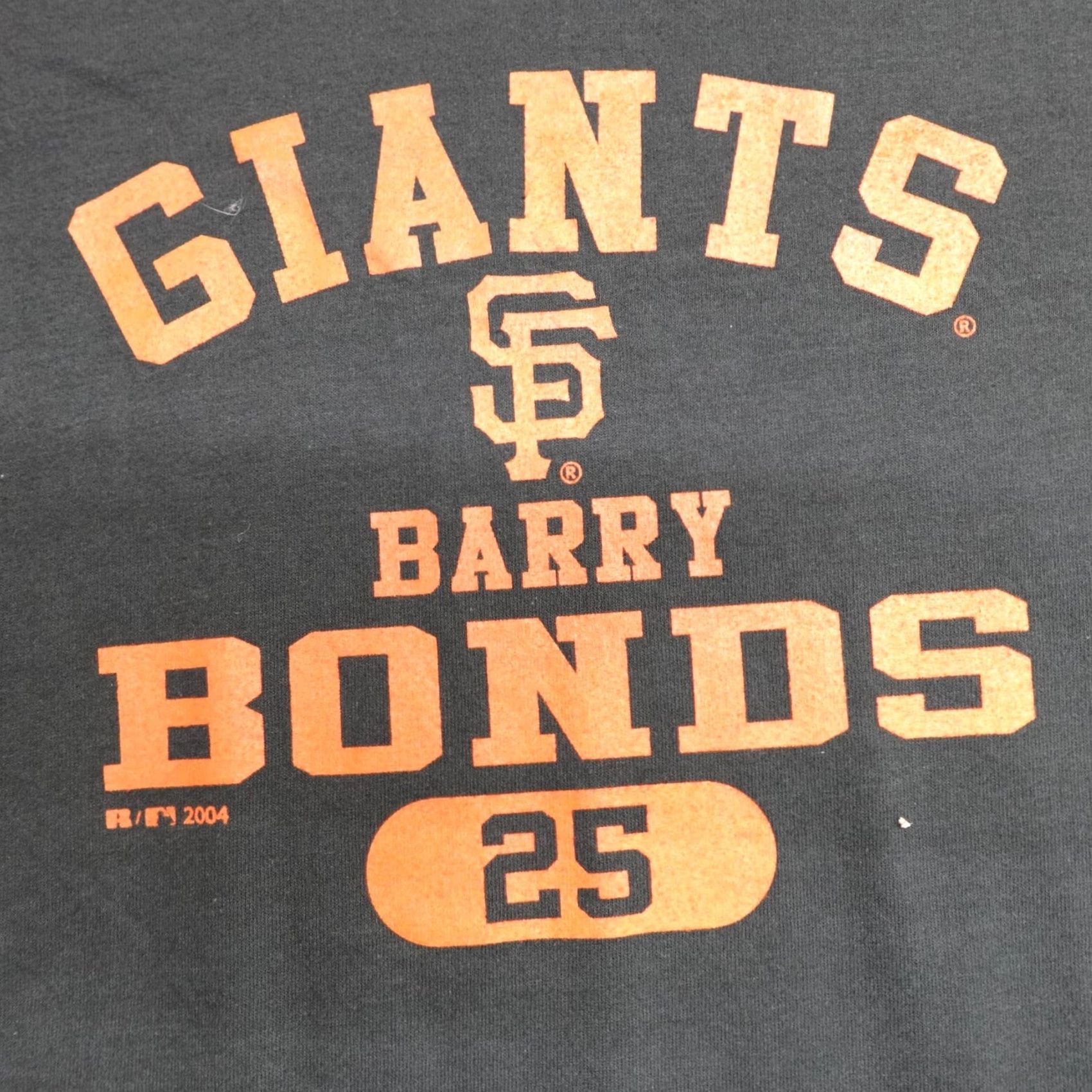 Vintage VINTAGE San Francisco Giants Shirt Small Black Barry Bonds 2004 Russell Athletic Men S Crew Neck Short Sleeve Cotton Jersey Graphic Print Size US S / EU 44-46 / 1 - 2 Thumbnail