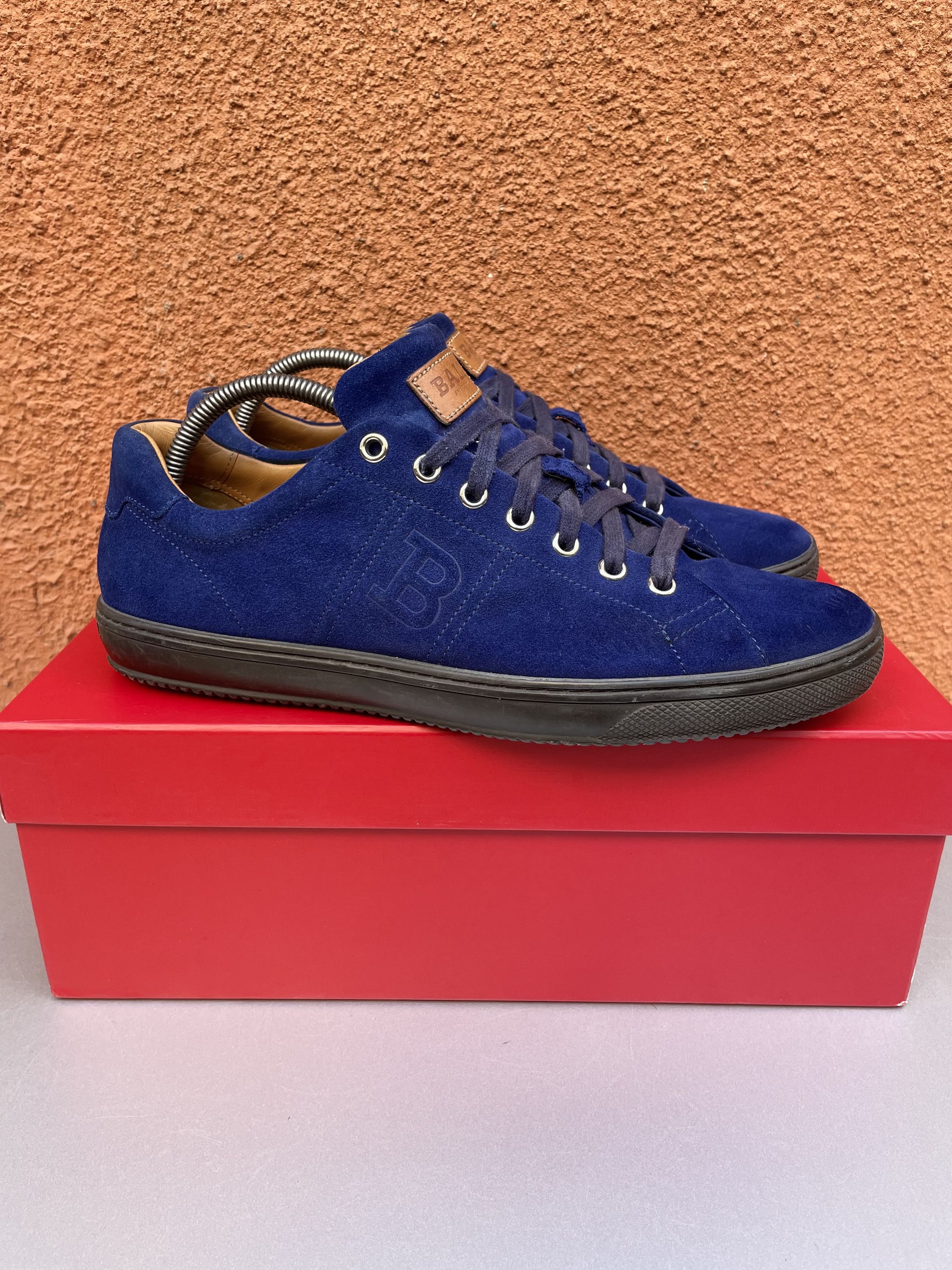 Bally Rare Bally Orivel Lace-Up blue suede sneakers size 43 Size US 10.5 / EU 43-44 - 1 Thumbnail
