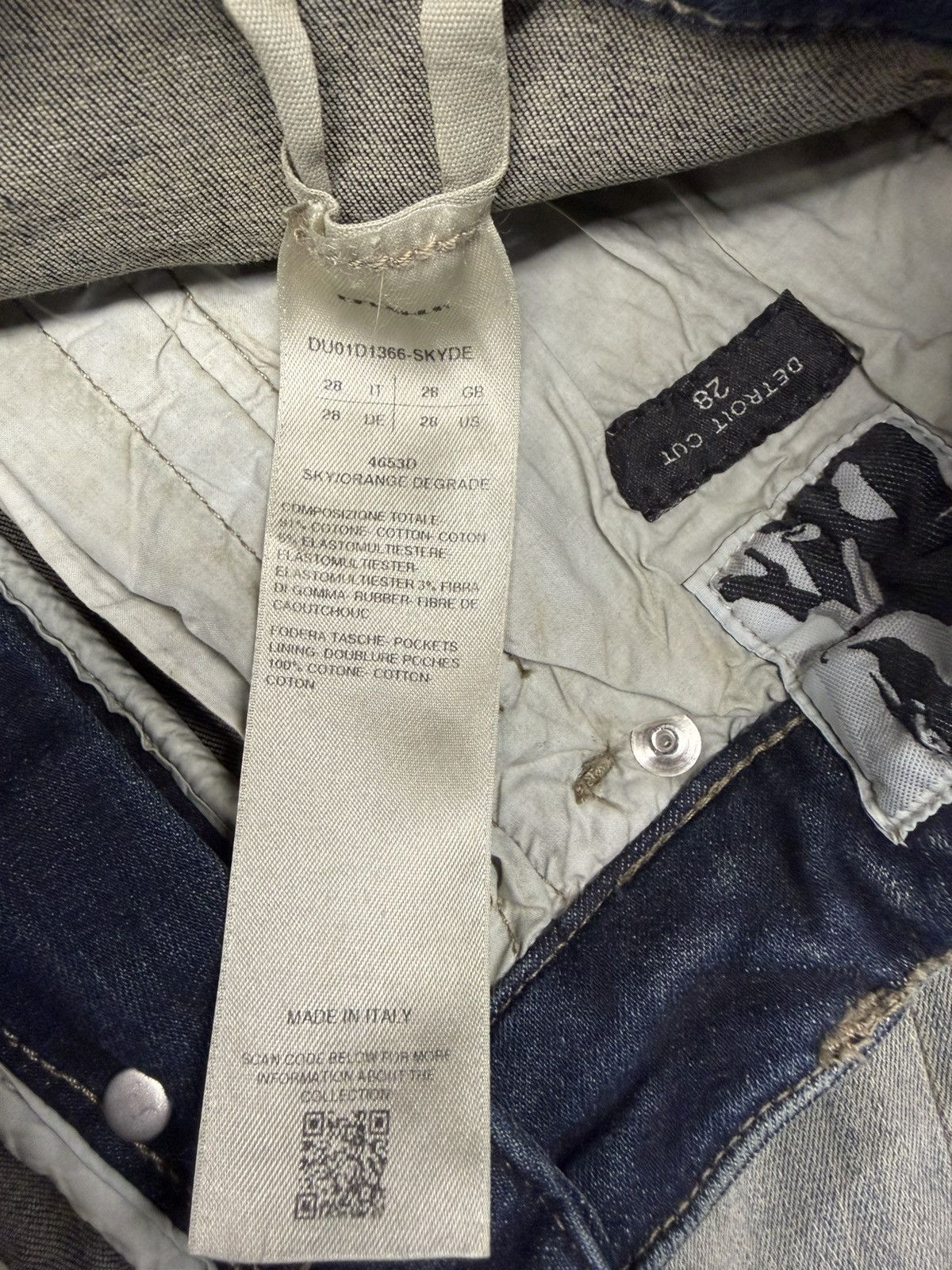Rick Owens Drkshdw Rick Owens Drkshdw Detroit Cut Denim Jeans Size US 28 / EU 44 - 3 Thumbnail