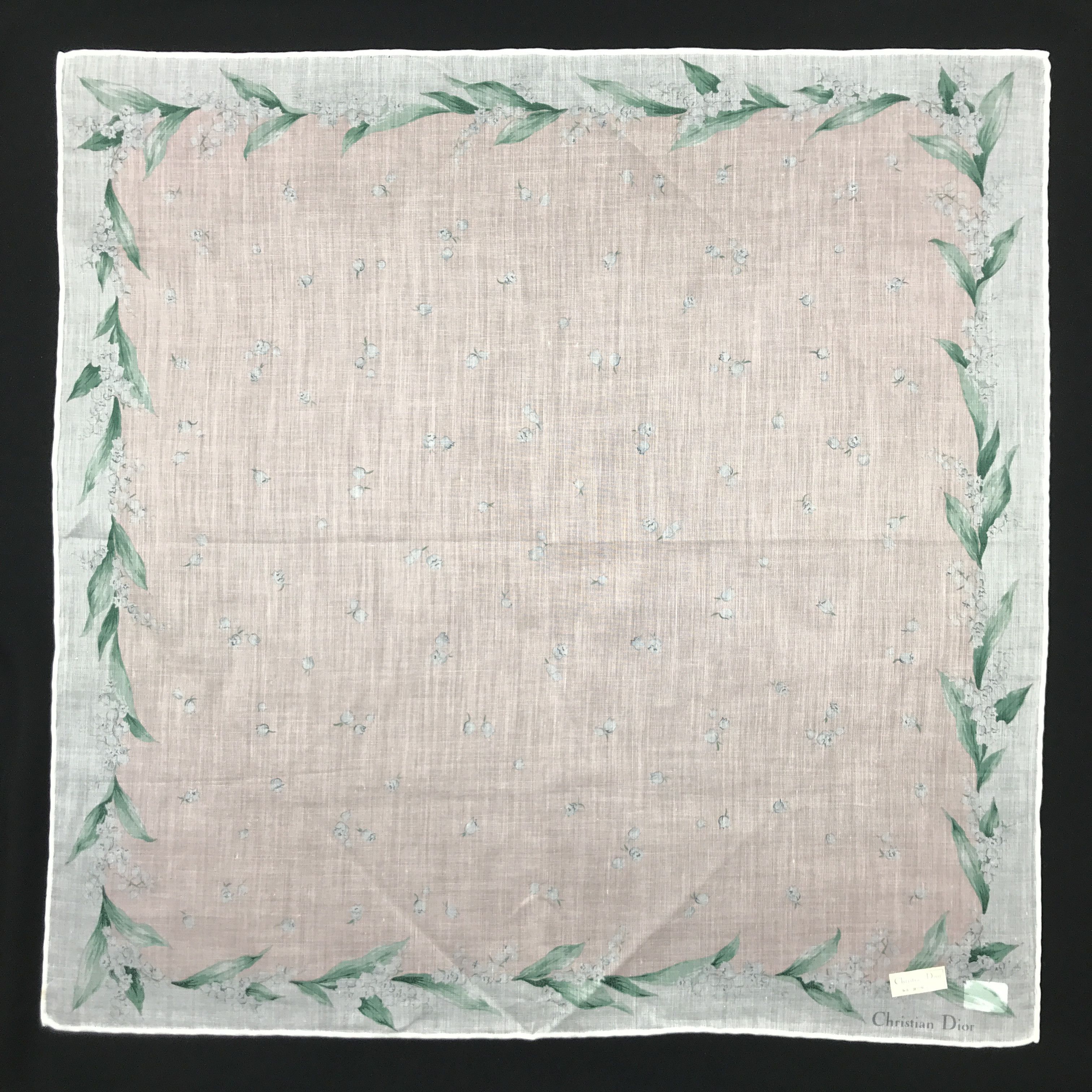 Vintage Christian Dior Bandana Neckerchief Handkerchief
