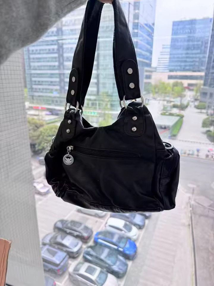 Other Handmade Y2K Punk Leather Shoulder Bag Size ONE SIZE - 2 Thumbnail