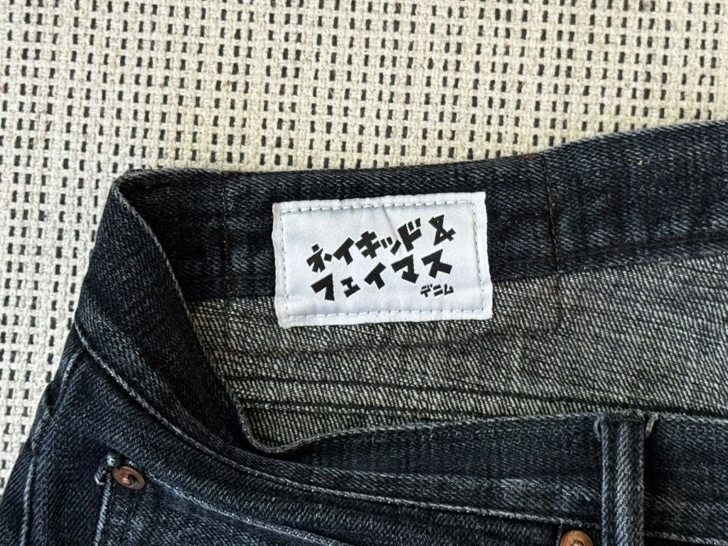 Naked & Famous Made in Japan MIJ7 Yahan Midnight Weird Guy Selvedge Denim Size US 34 / EU 50 - 5 Thumbnail