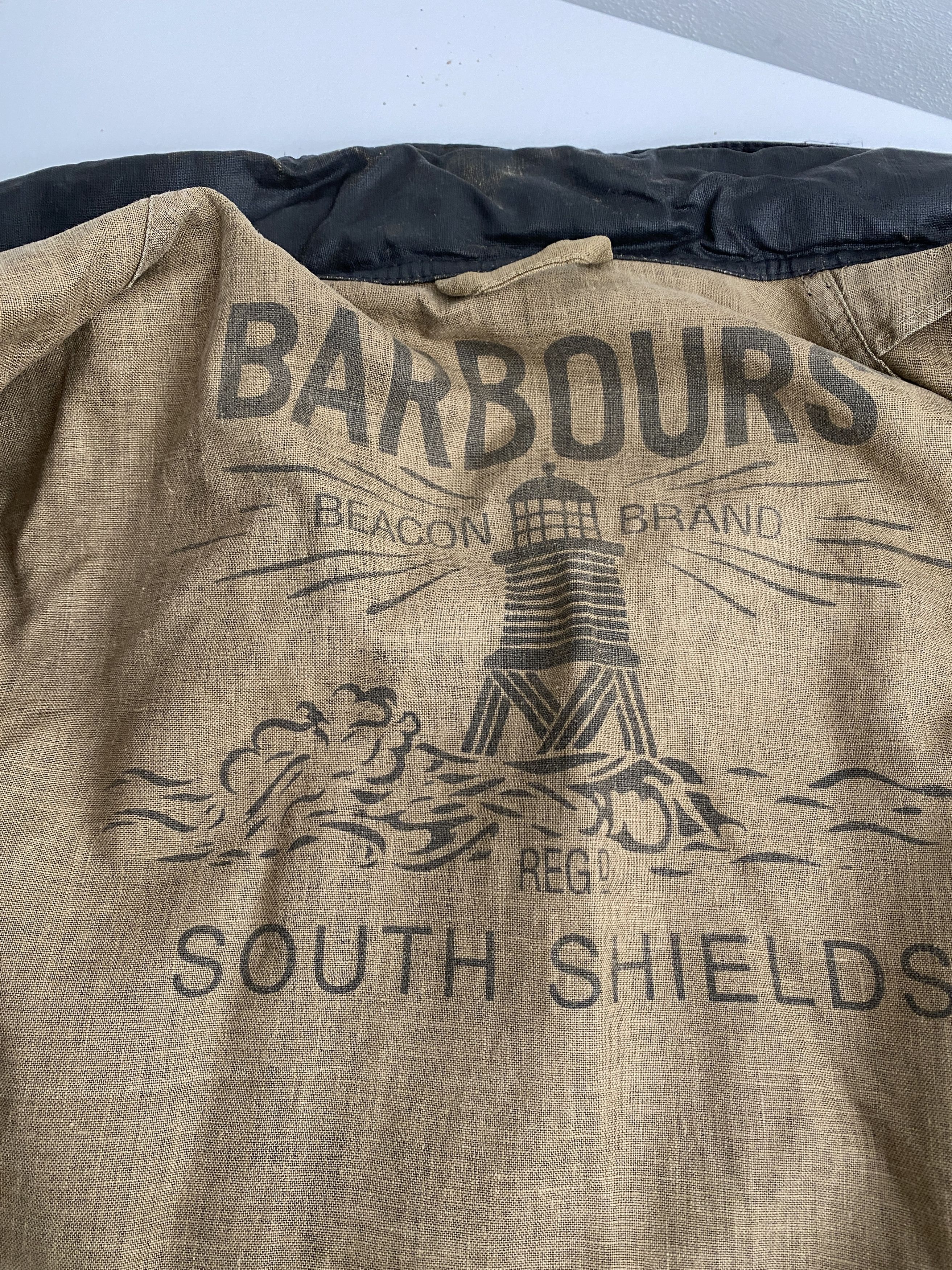 Barbour Linen Barbour South Shield Beacon Bomber Weatherproof Size M Size US M / EU 48-50 / 2 - 6 Thumbnail