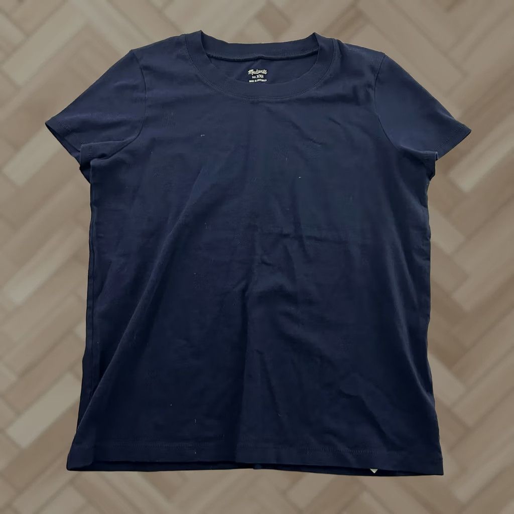 Madewell VINTAGE Madewell Northside Short Sleeve Tee Shirt Womens XXS Blue Size XXS / US 00 / IT 34 - 1 Thumbnail