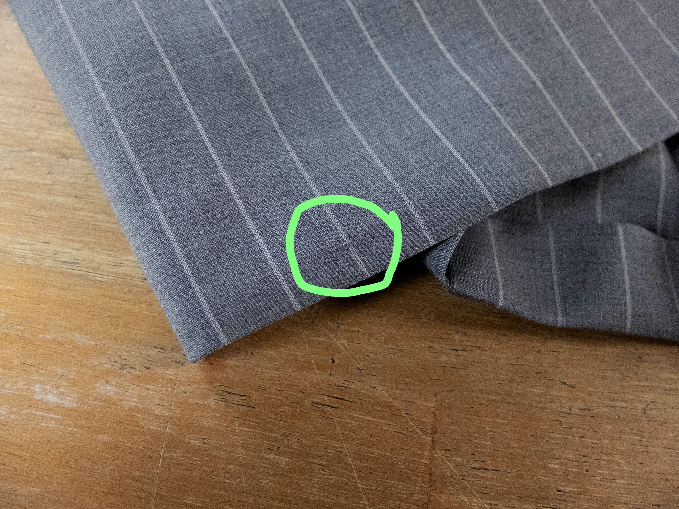SARTORIO SARTORIO Napoli by Kiton gray striped wool suit 42R Size 42R - 17 Thumbnail