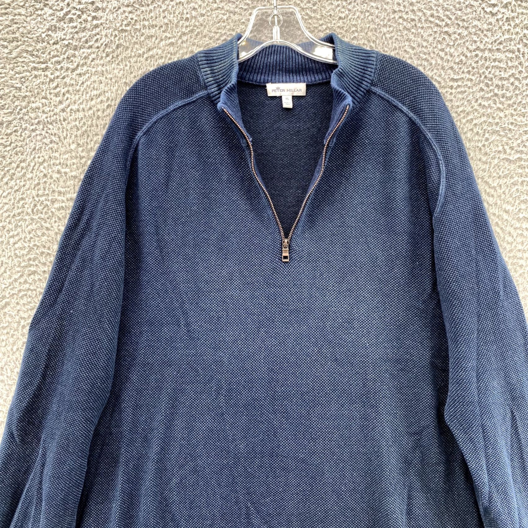 Peter Millar Peter Millar Sweater Men XL 1/4 Zip Crown Knit Grandpa Preppy Golf Fisherman 90s Size US XL / EU 56 / 4 - 2 Thumbnail