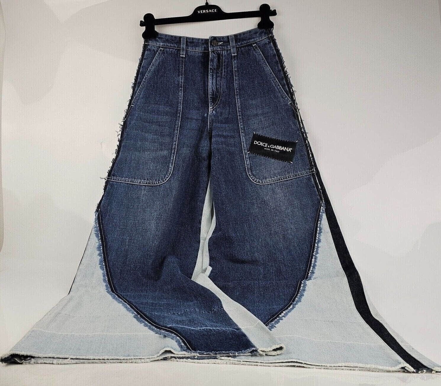 Dolce&Gabbana Blue Wide Jeans New
