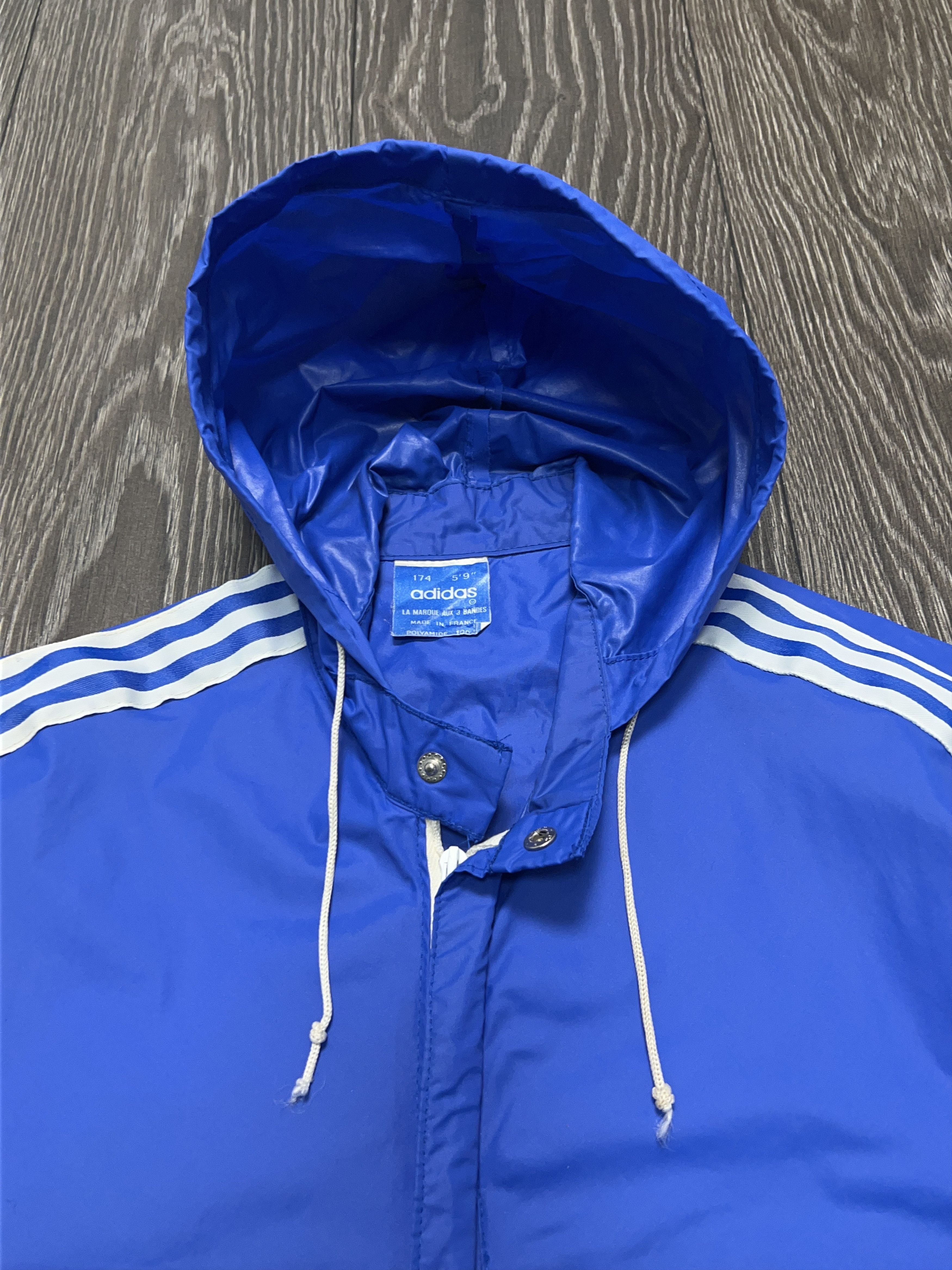 Vintage 1980s Adidas Ventex Nylon Lightweight Rain Suit Jacket Pants Size US S / EU 44-46 / 1 - 4 Thumbnail