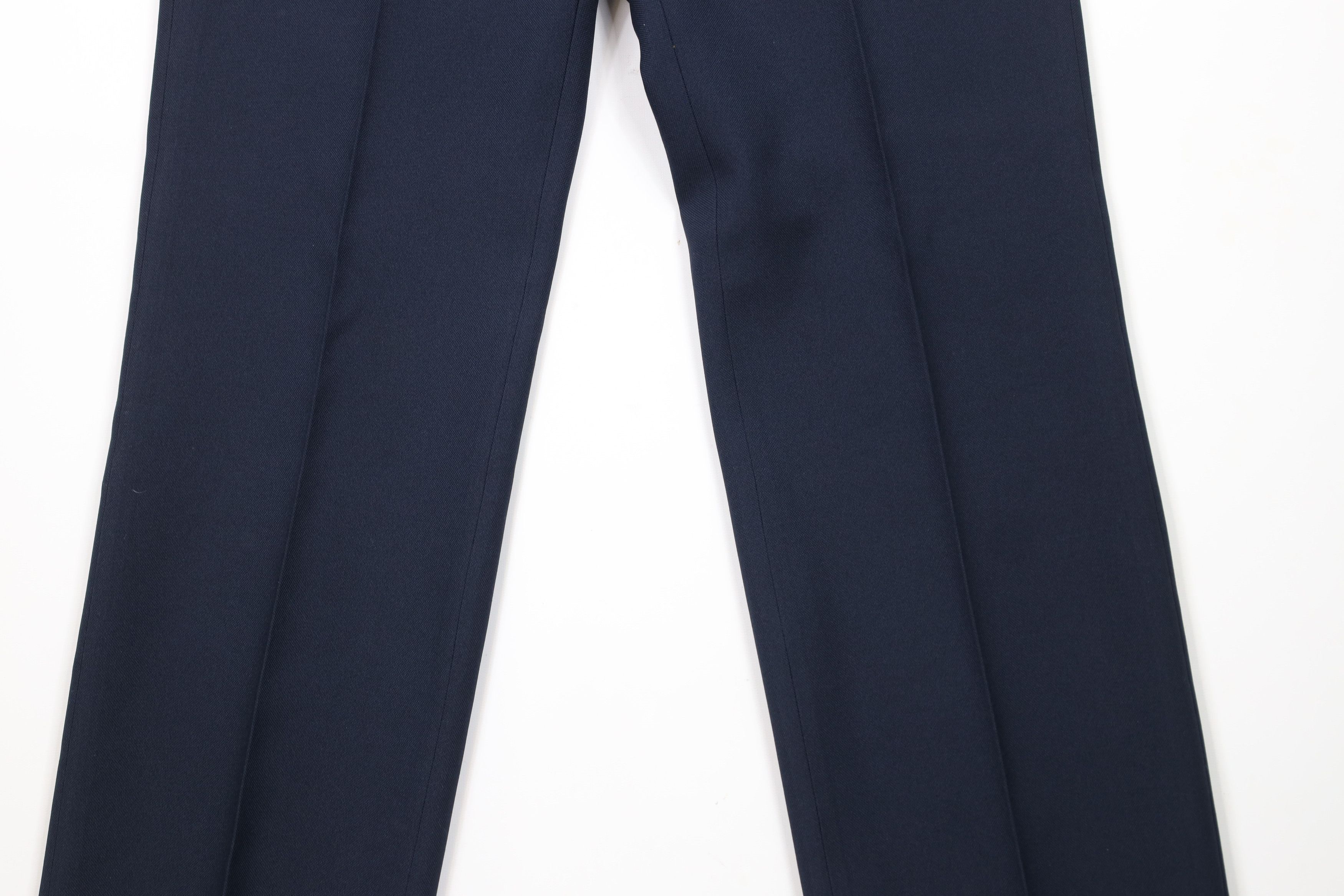 Levi's × Vintage Vintage 70s Levis Flared Wide Leg Chino Pants Navy Blue USA Size US 30 / EU 46 - 3 Thumbnail