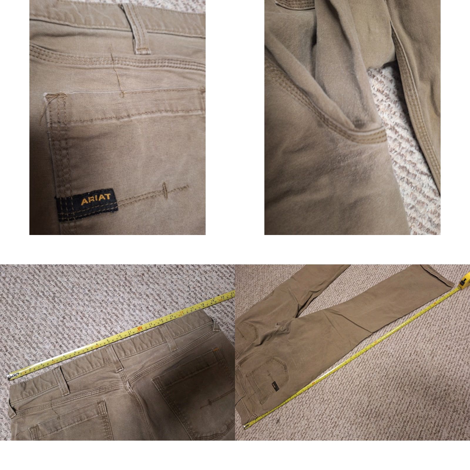 Ariat Ariat Rebar M4 Pant Men 36x32 Tan Relaxed Straight Flaws Size US 36 / EU 52 - 9 Thumbnail