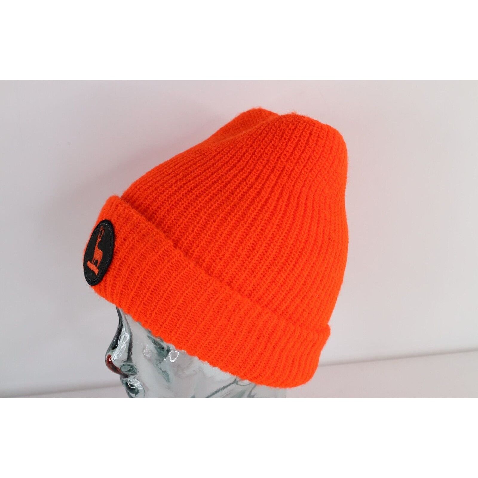 Vintage Vintage 70s Streetwear Deer Buck Patch Ribbed Winter Beanie Size ONE SIZE - 3 Thumbnail