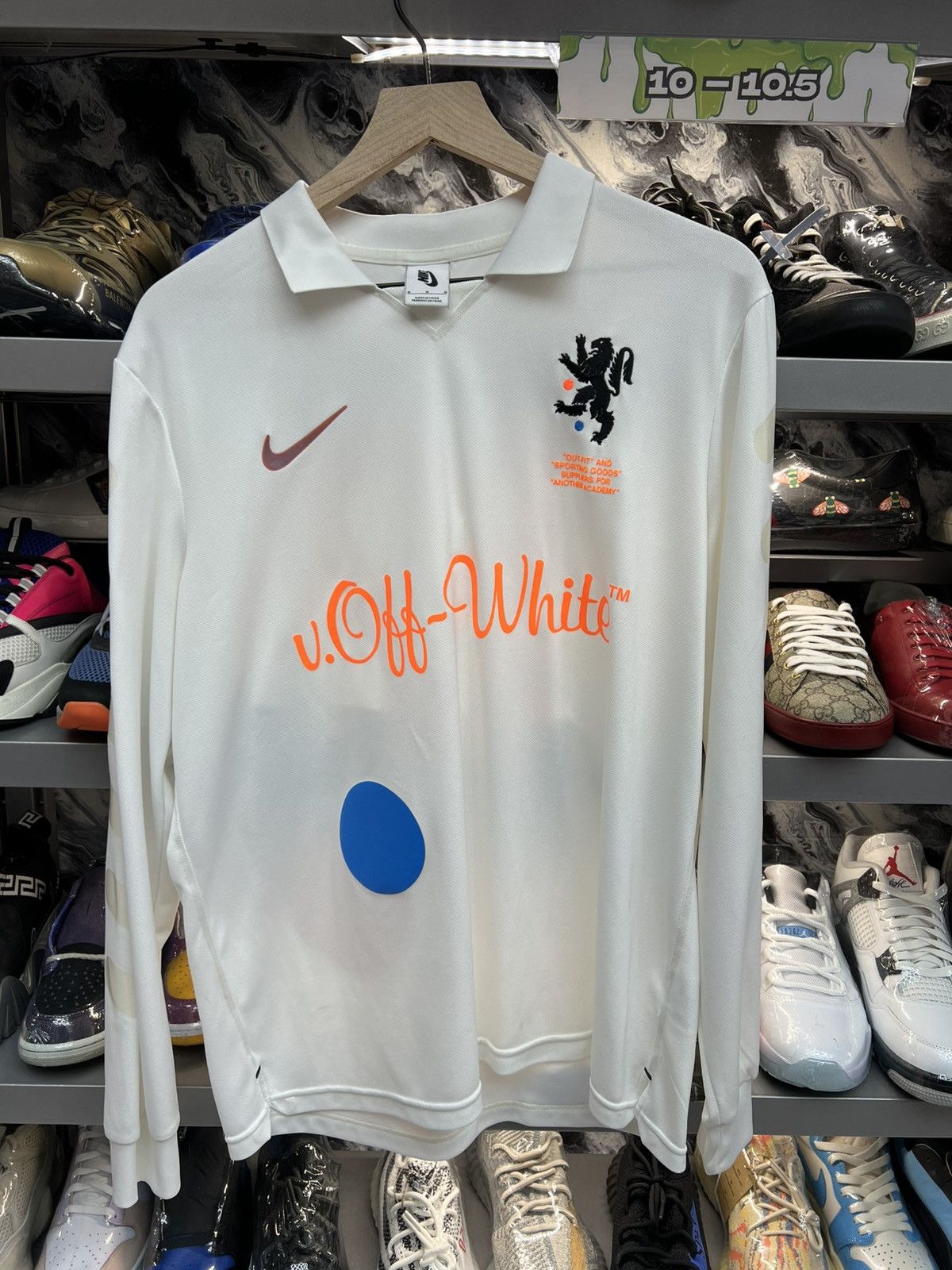 Off-White Off-White Virgil Football White Jersey Size US M / EU 48-50 / 2 - 1 Thumbnail