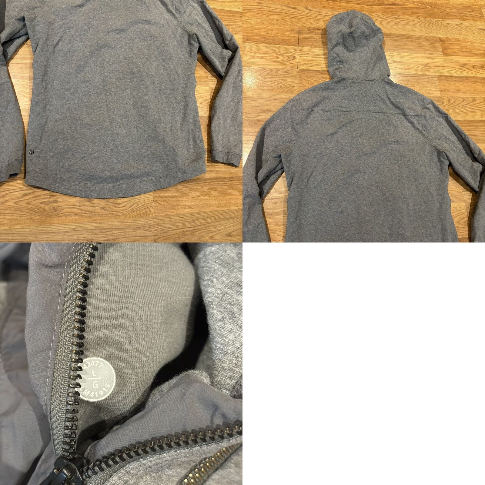 Lululemon Lululemon Dispatch Full Zip Hoodie Jacket Gray Men’s Size Large READ Hoodie Men L Gray Full Zip Size US L / EU 52-54 / 3 - 9 Thumbnail