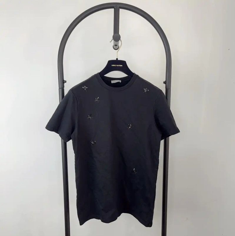Dior Dior Black Cotton Men's T-Shirt 0089 Size US S / EU 44-46 / 1 - 1 Thumbnail