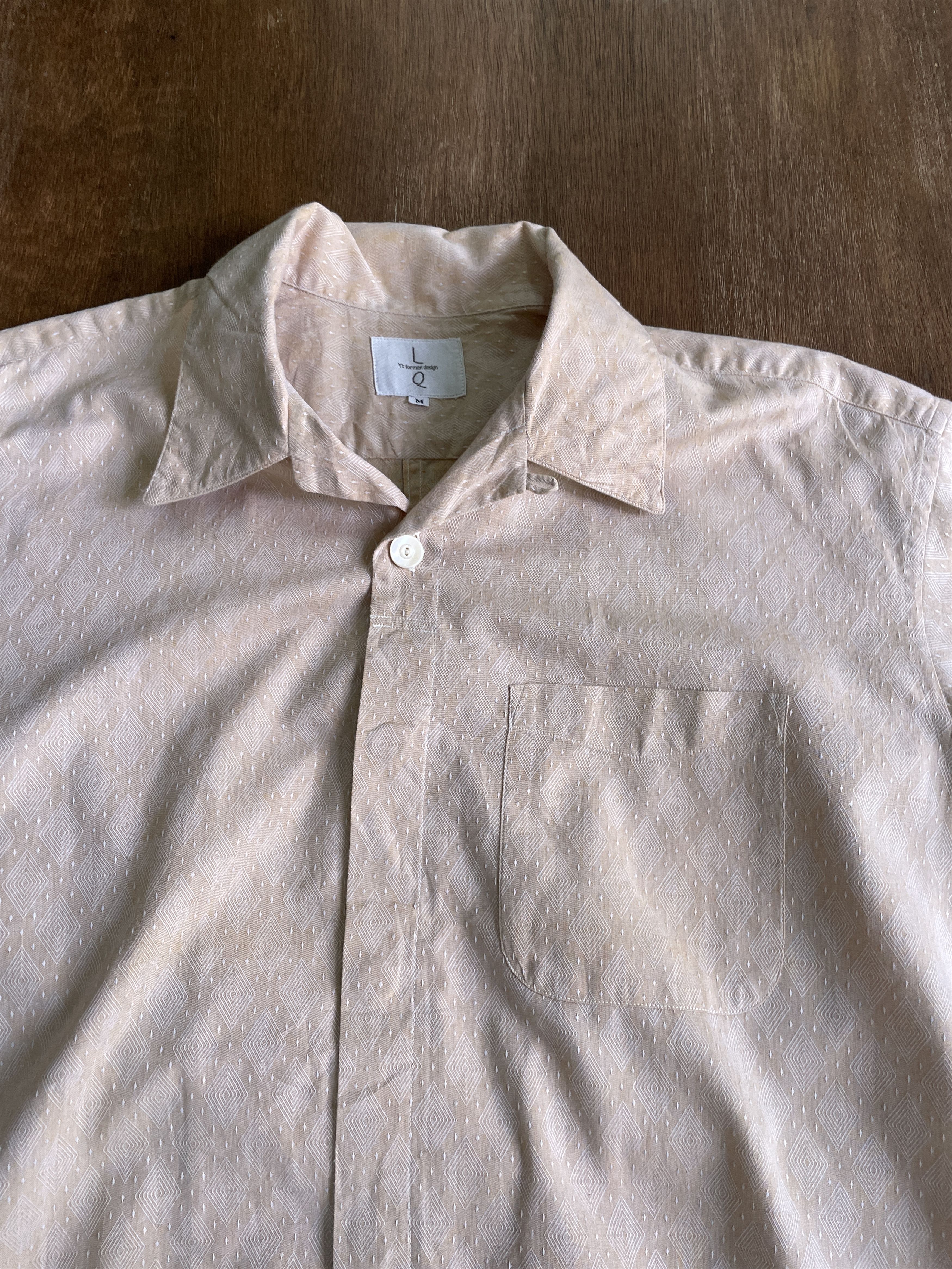 Yohji Yamamoto Yohji Yamamoto Camp Collar Shirt Hidden Button Size US M / EU 48-50 / 2 - 2 Thumbnail