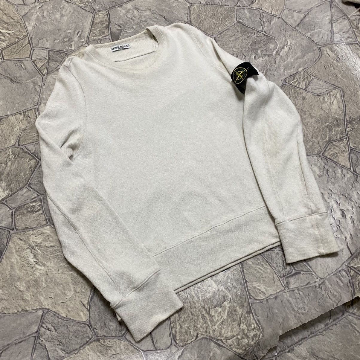 Stone Island Stone island sweatshirt vintage White Size US XL / EU 56 / 4 - 3 Thumbnail