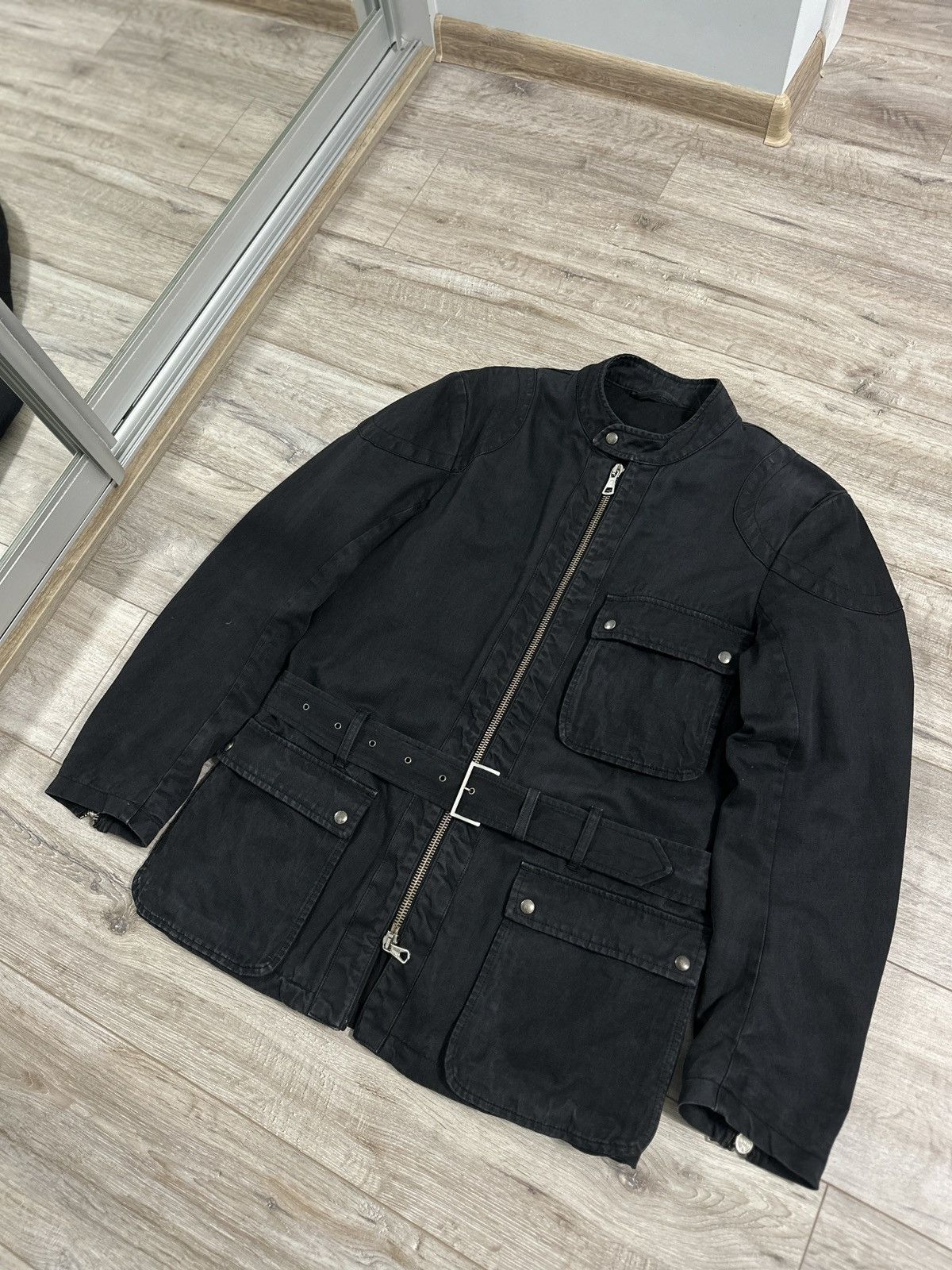 Maison Margiela Martin Margiela 2005 AW Military Rider Biker Jacket Coat Size US M / EU 48-50 / 2 - 3 Thumbnail