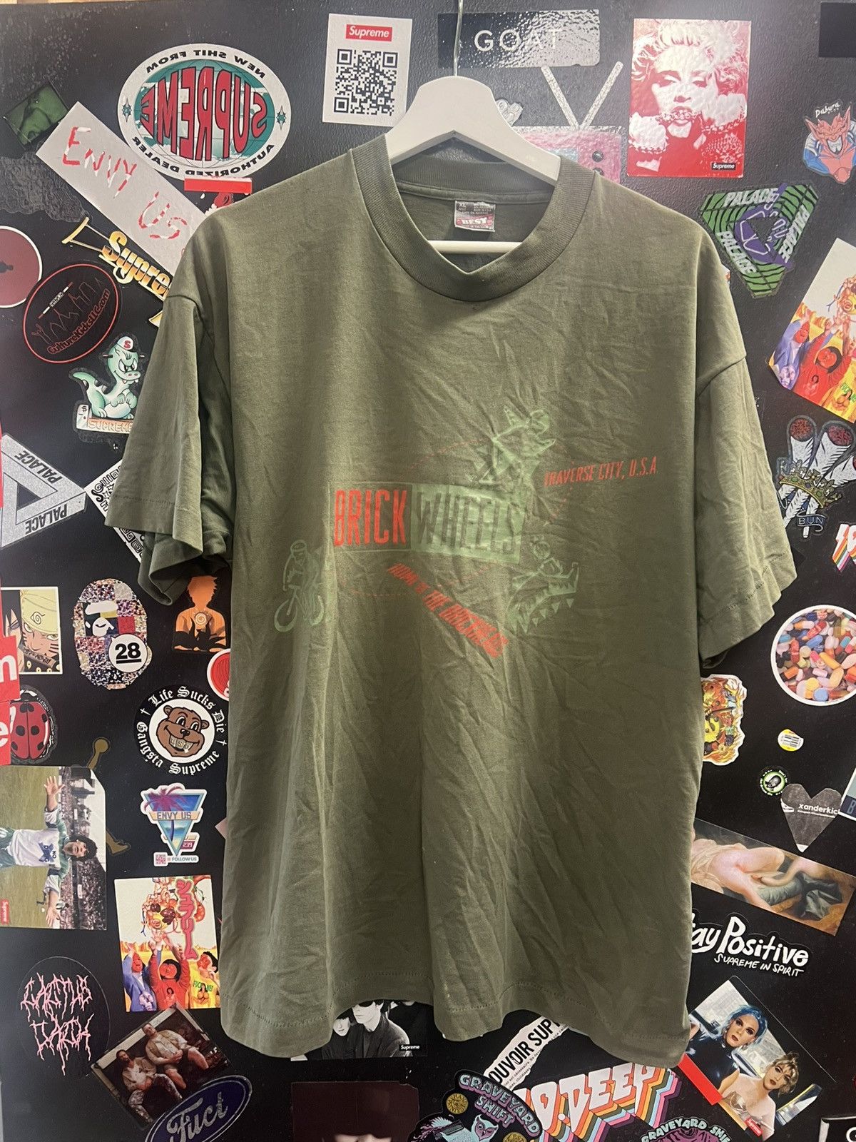 Vintage Vintage Brickwheels Home Of The Brickheads Shirt Size US XL / EU 56 / 4 - 1 Thumbnail