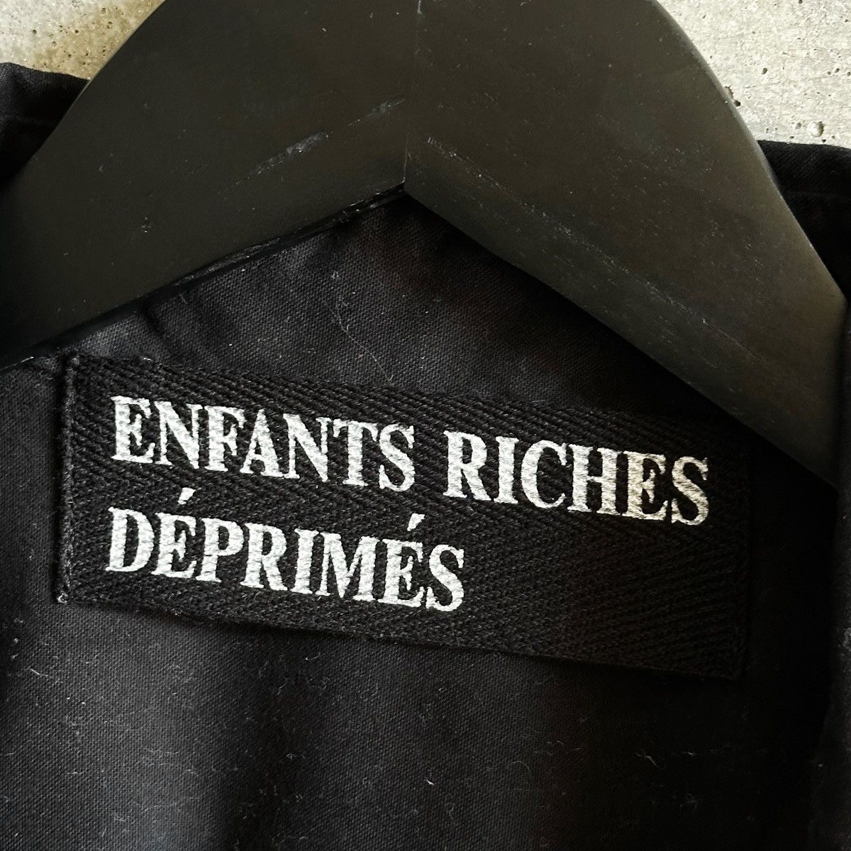 Enfants Riches Deprimes ERD Baby Block Embroidery Button Down Shirt Size US L / EU 52-54 / 3 - 4 Thumbnail