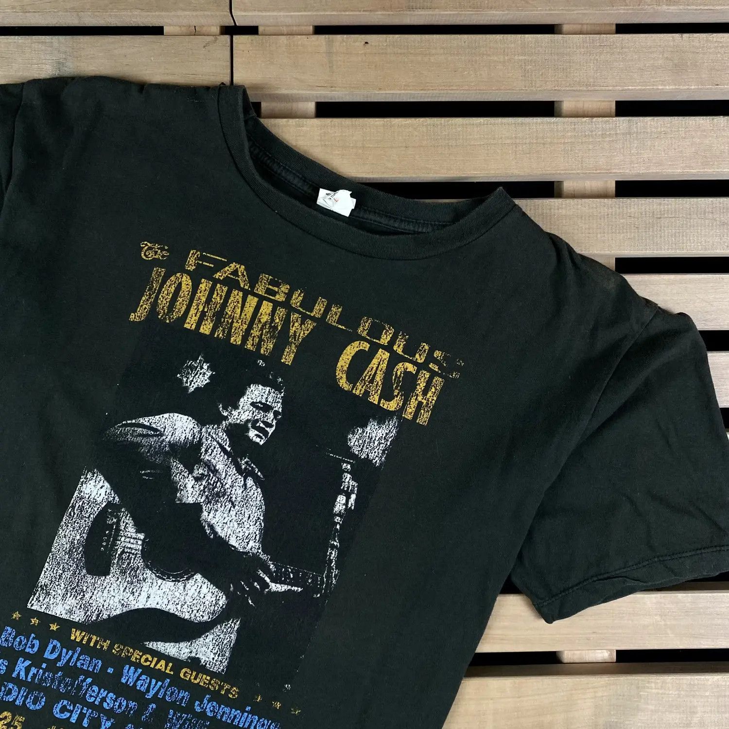 Band Tees Mens Vintage T Shirt Jonny Cash Size L Size US L / EU 52-54 / 3 - 2 Thumbnail