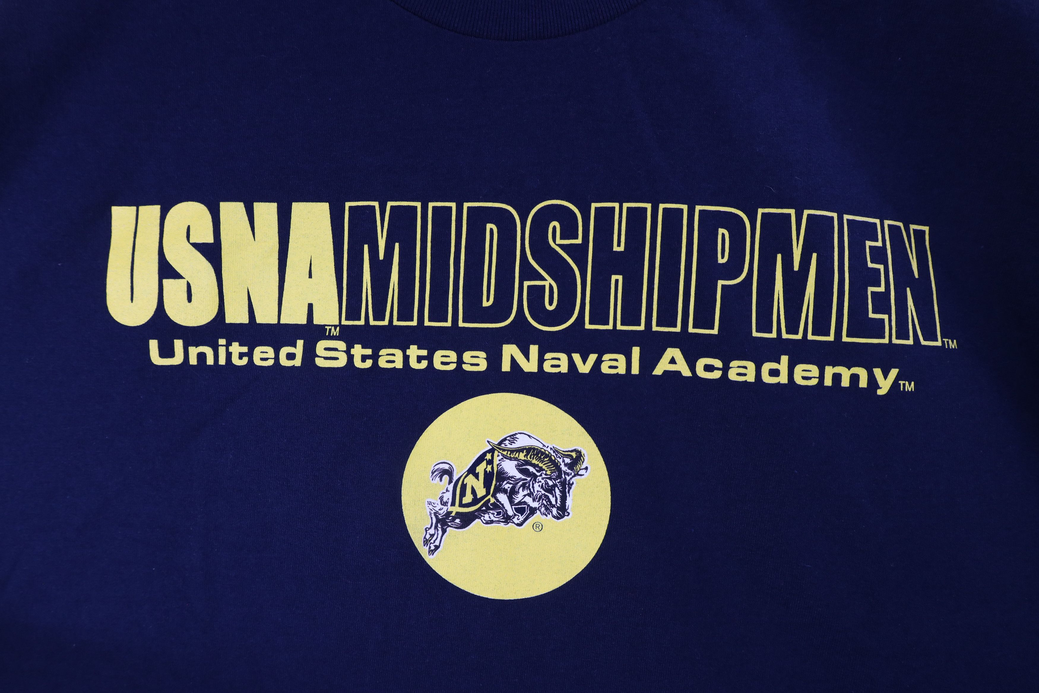 Vintage Deadstock Vintage 90s United States Naval Academy T-Shirt Size US XL / EU 56 / 4 - 7 Thumbnail