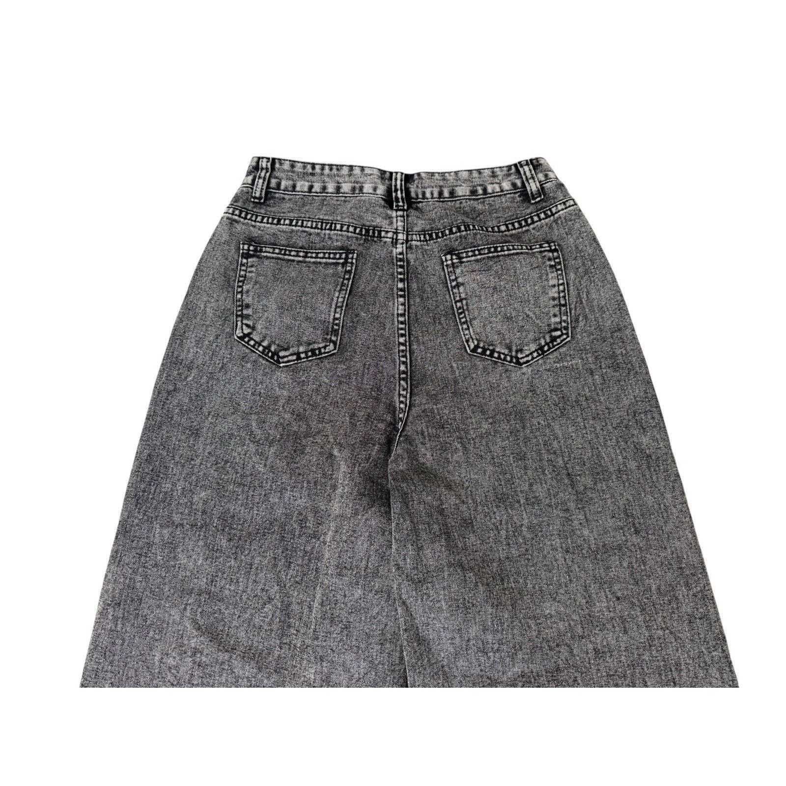 Other Vintage Washed Skull Butterfly Tattoo Jeans Goth Grunge Punk Size 28" / US 6 / IT 42 - 8 Thumbnail