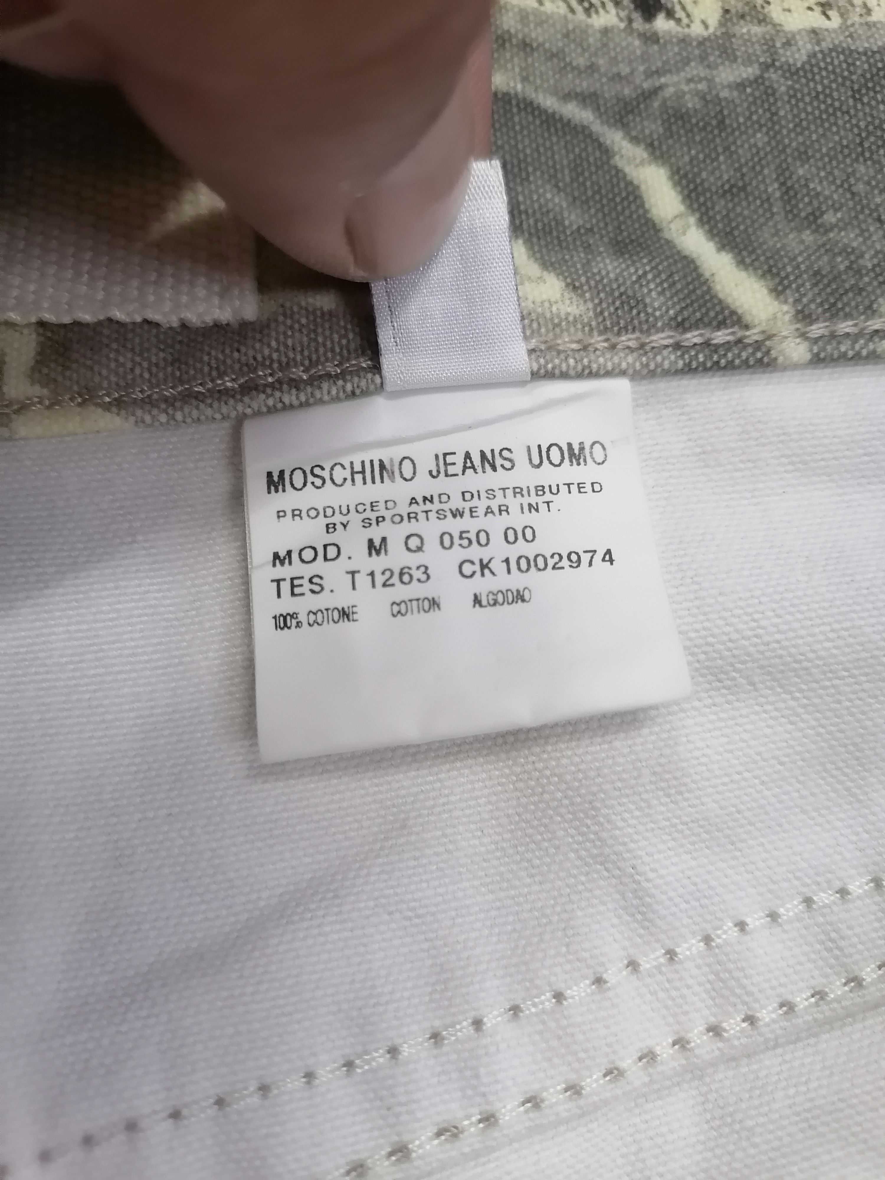 Moschino Vintage 90s Moschino Jeans Collage Print Pants Archive Italy Size US 29 - 13 Thumbnail