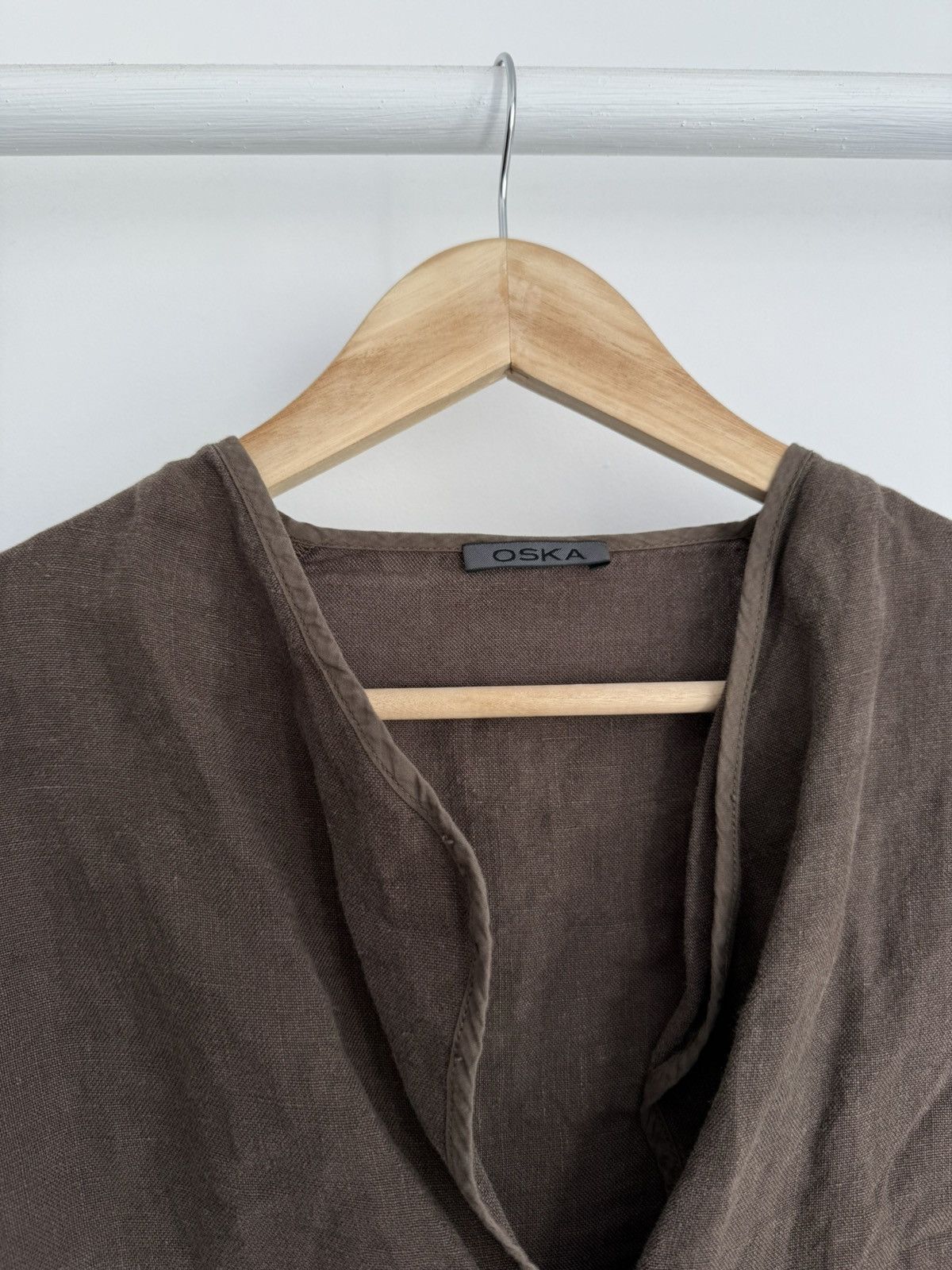 Designer × OSKA Oska Linen Avant Garde Blazer Jacket Size 3 Size M / US 6-8 / IT 42-44 - 5 Thumbnail