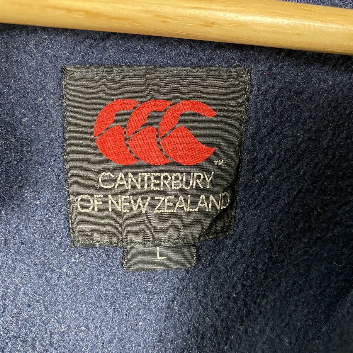 Canterbury of New Zealand × Vintage Vintage 90s Canterbury Of New Zealand Halfzip Fleece Hoodies Size US M / EU 48-50 / 2 - 9 Thumbnail