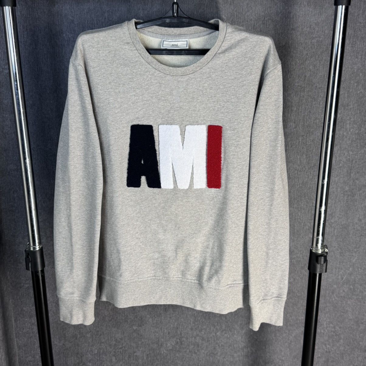 AMI AMI Alexandre Mattiussi Oversized Sweatshirt Logo Size L Size US L / EU 52-54 / 3 - 1 Thumbnail