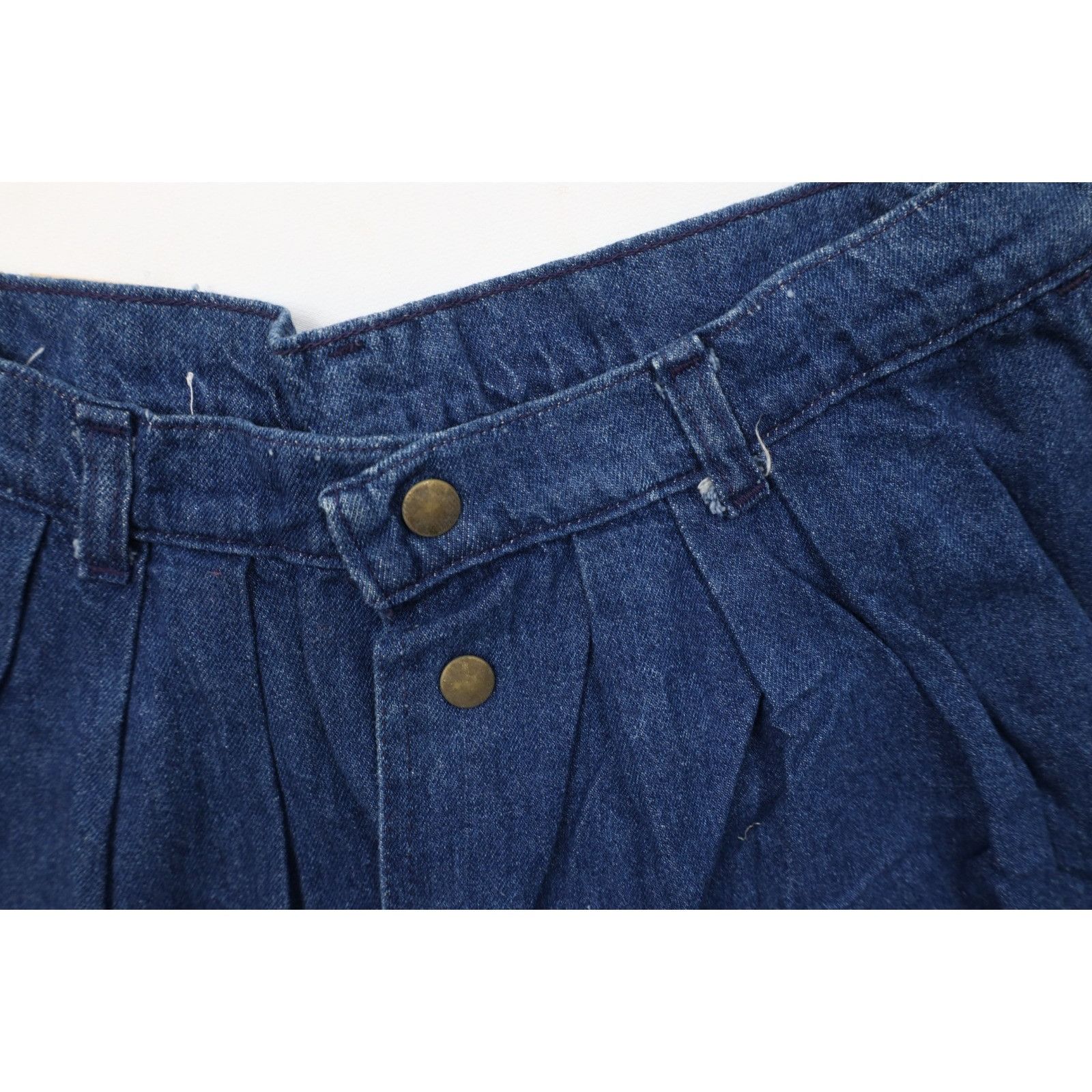 Vintage Deadstock Vintage 70s Streetwear Country Denim Skirt Size 36" / US 14 / IT 50 - 6 Thumbnail