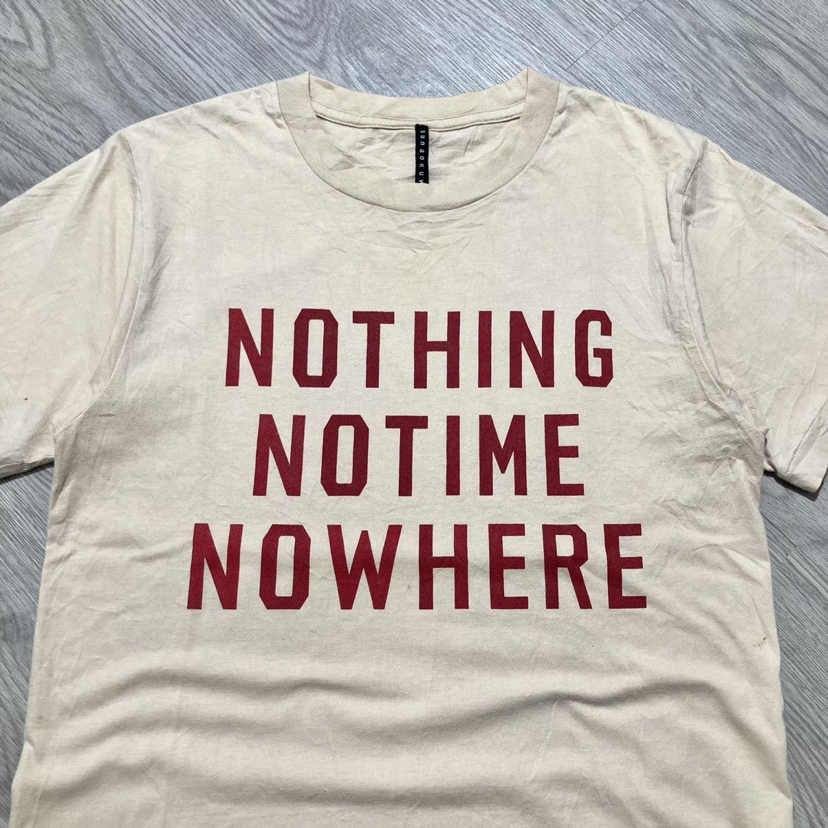 Sunao Kuwahara Sunao Kuwahara by Issey Miyake “Tripple N Word” T-shirt Size L / US 10 / IT 46 - 2 Thumbnail