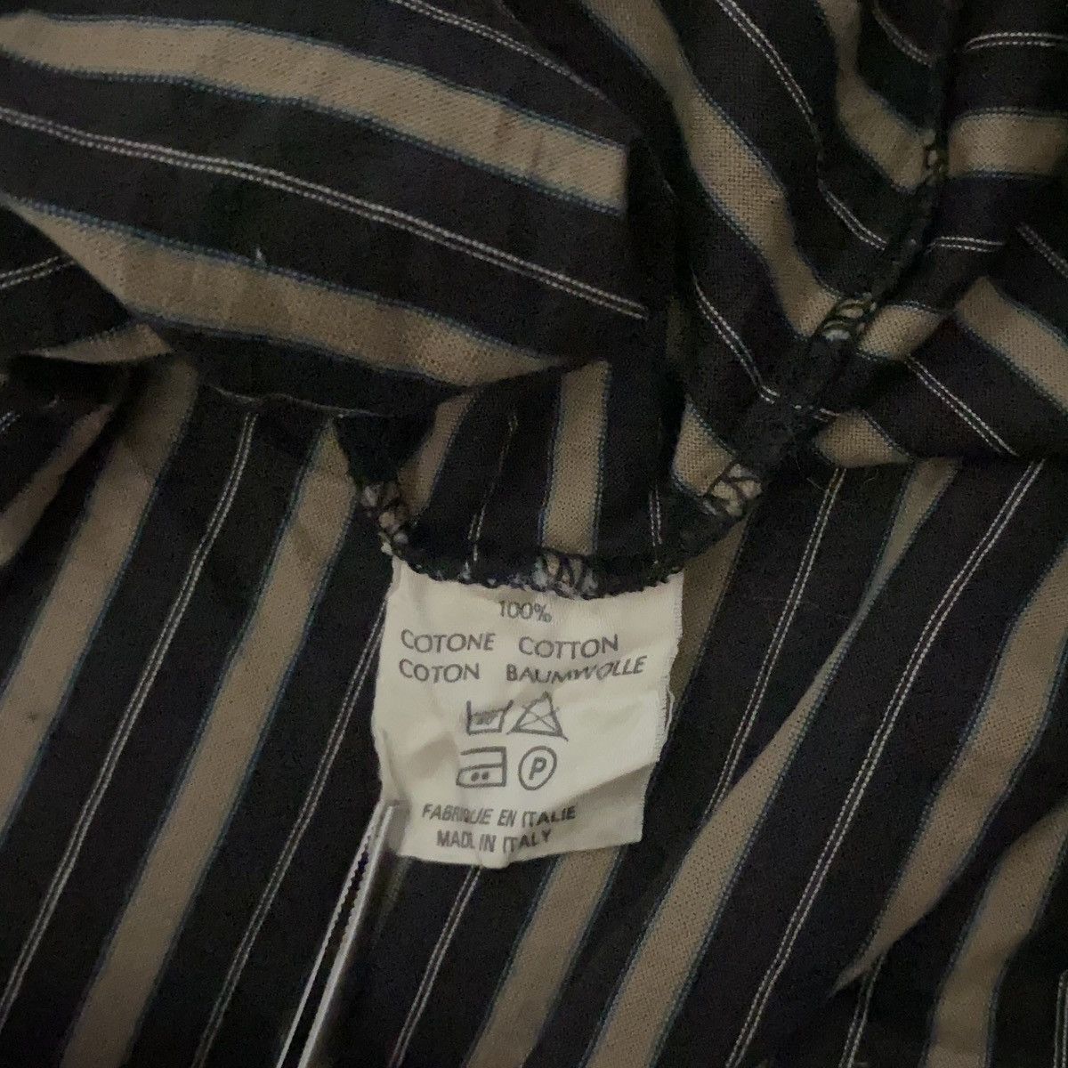 Givenchy 1970's Vintage Givenchy Stripped Longsleeve Size US L / EU 52-54 / 3 - 7 Thumbnail