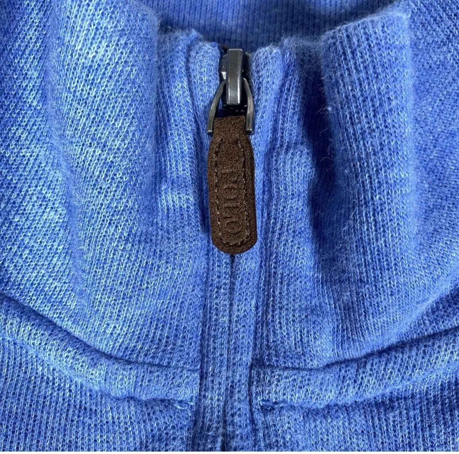 Polo Ralph Lauren Polo Ralph Lauren Estate Rib Large 1/4 Zip Men’s Blue Long S Size US L / EU 52-54 / 3 - 5 Thumbnail