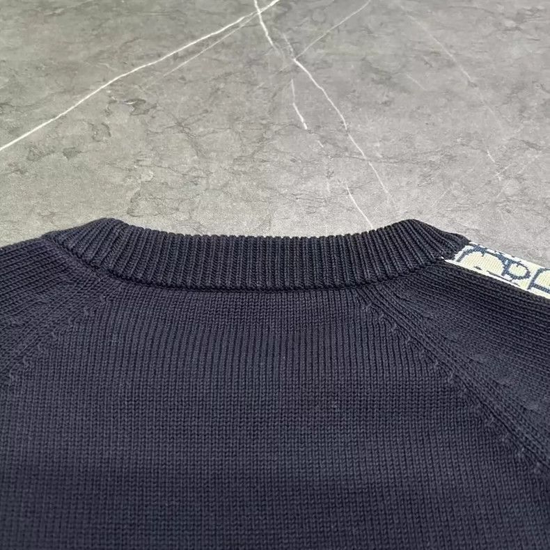 Dior DIOR Black and White Knitted Sweater XL-2505 Size US XL / EU 56 / 4 - 4 Thumbnail