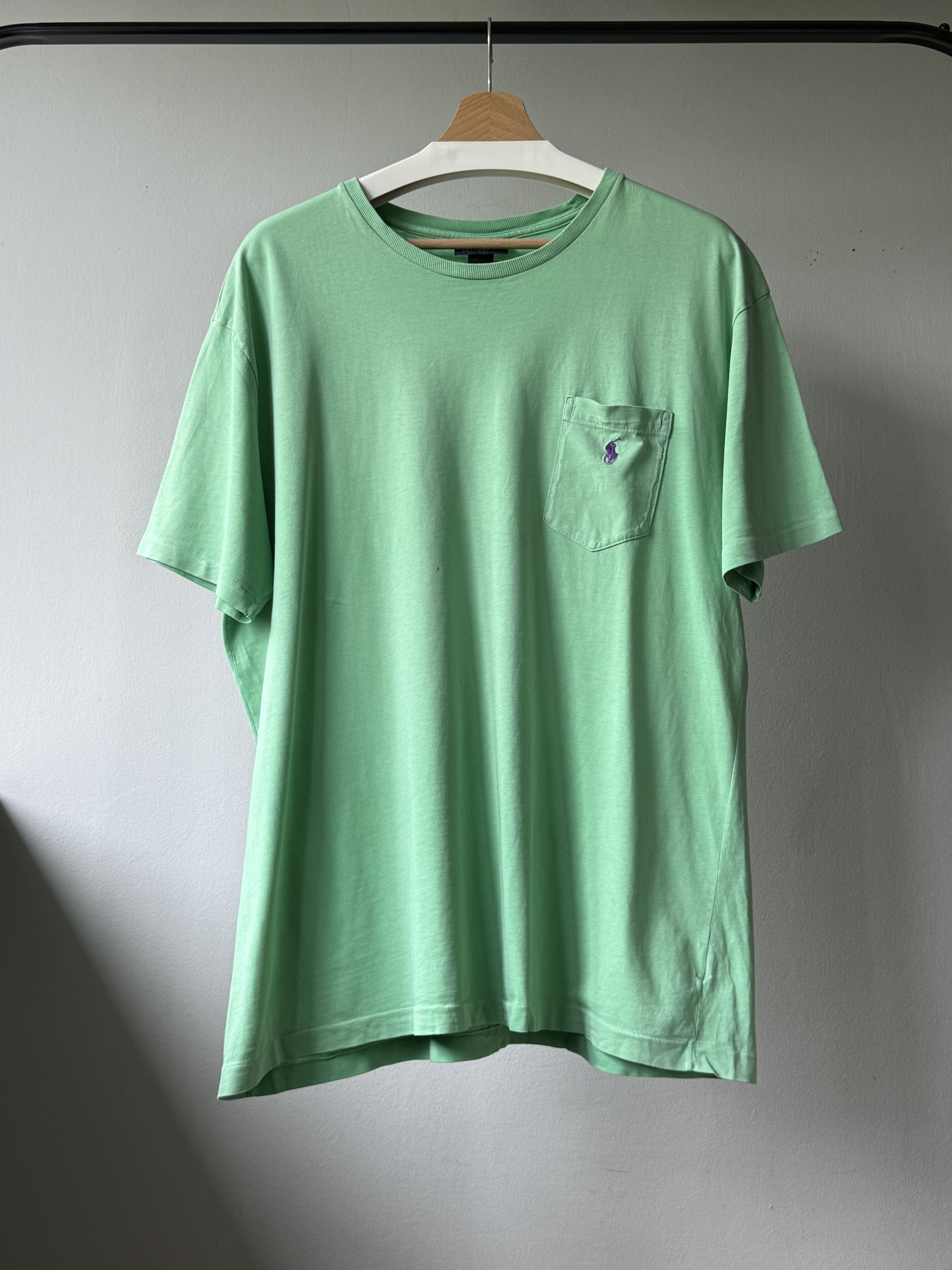 Polo Ralph Lauren Vintage Polo by Ralph Lauren Single Stitch Pocket T-Shirt Size US L / EU 52-54 / 3 - 1 Thumbnail
