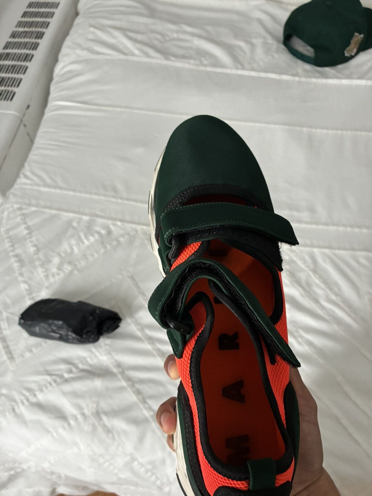 Marni Marni “Scarpa” in Pino/fluo orange Size US 10.5 / EU 43-44 - 7 Thumbnail