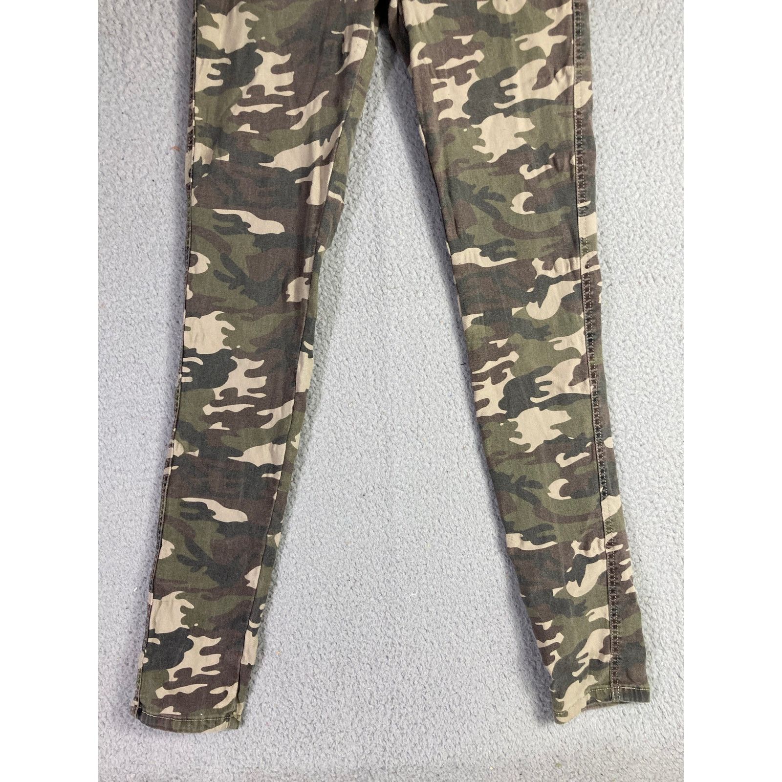 Other JC & JQ Women's Camo High Rise Skinny Jeans Size L Size 23" - 6 Thumbnail