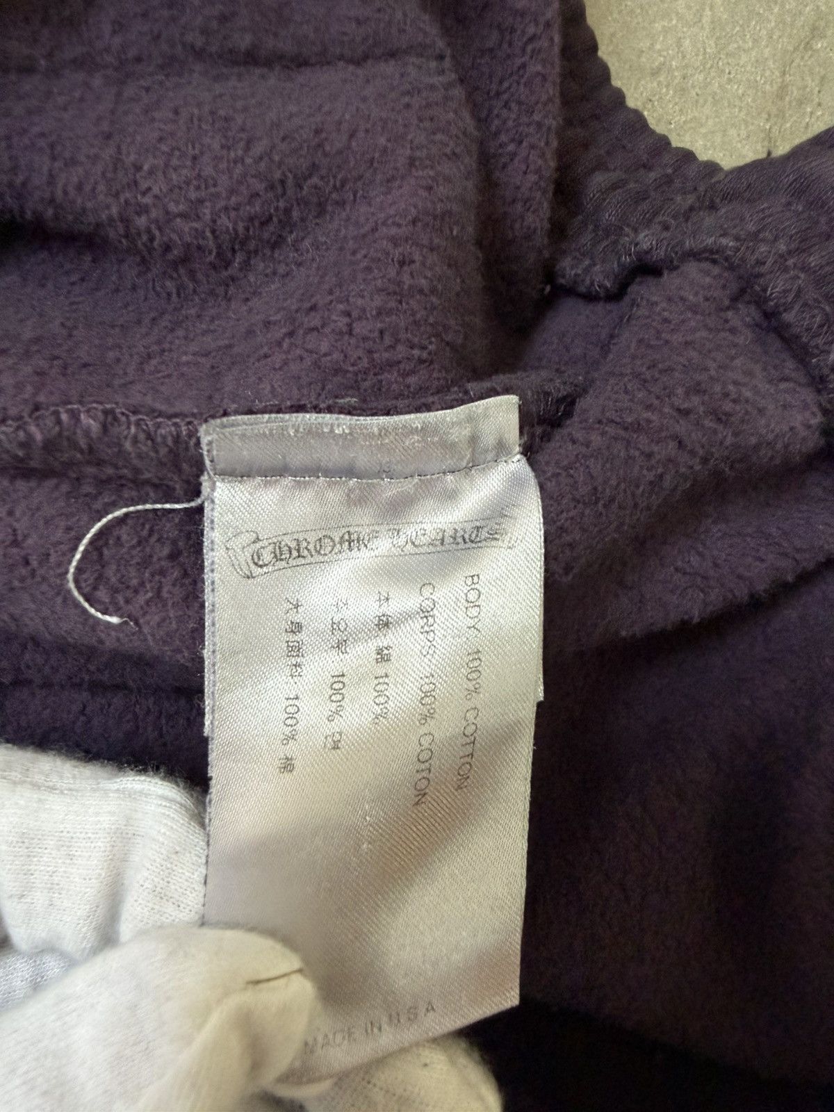 Chrome Hearts RARE! Chrome Hearts Deadly Doll Sweat Pants Purple Size US 31 - 6 Thumbnail