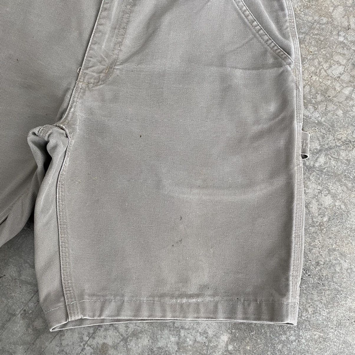 Carhartt VTG Carhartt Desert Grey Dirty Baggy Carpenter Shorts Jorts Size US 34 / EU 50 - 8 Thumbnail