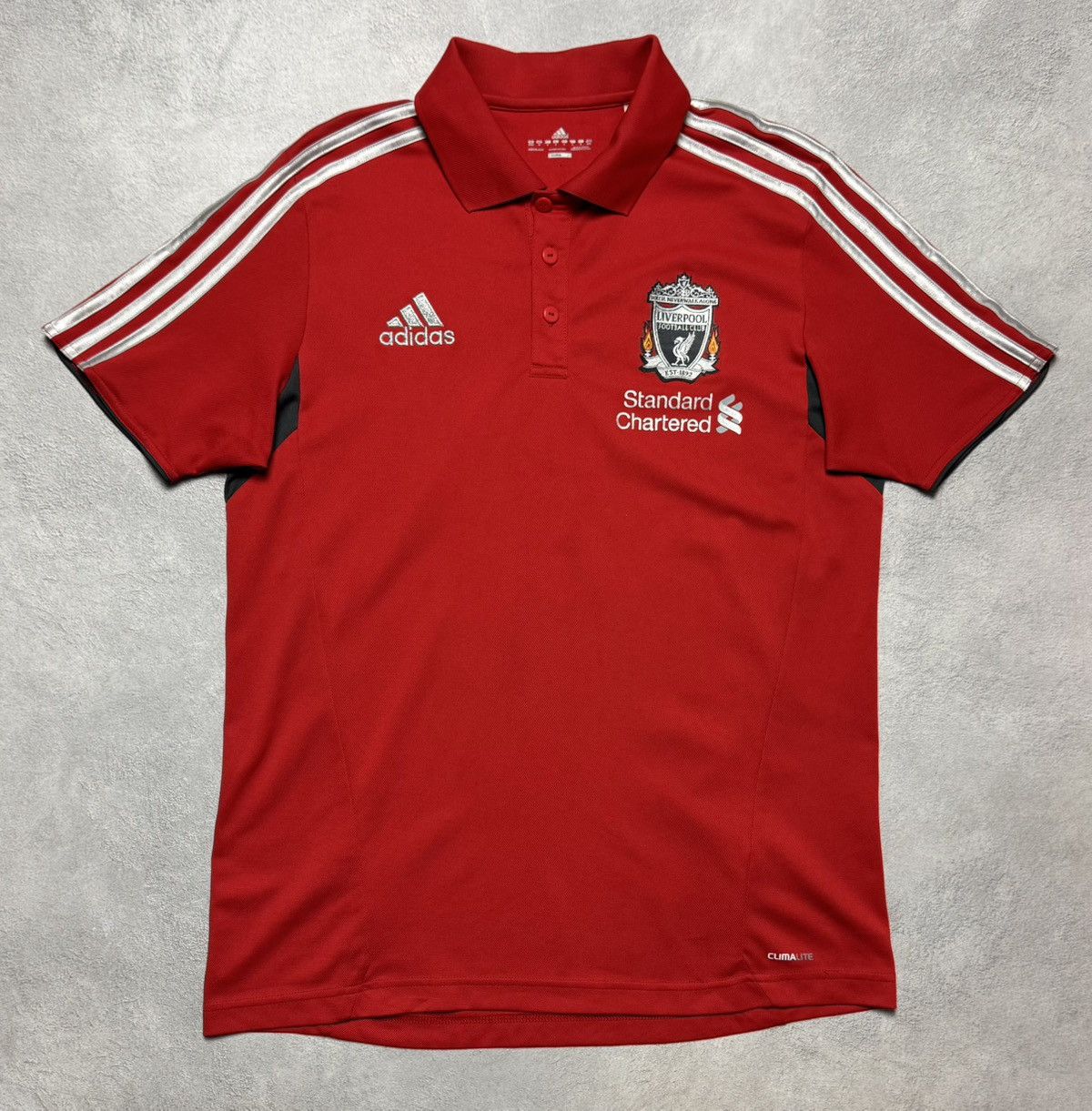 Adidas Liverpool 2011 2012 Football Soccer Polo Shirt Jersey Adidas Size US M / EU 48-50 / 2 - 1 Thumbnail