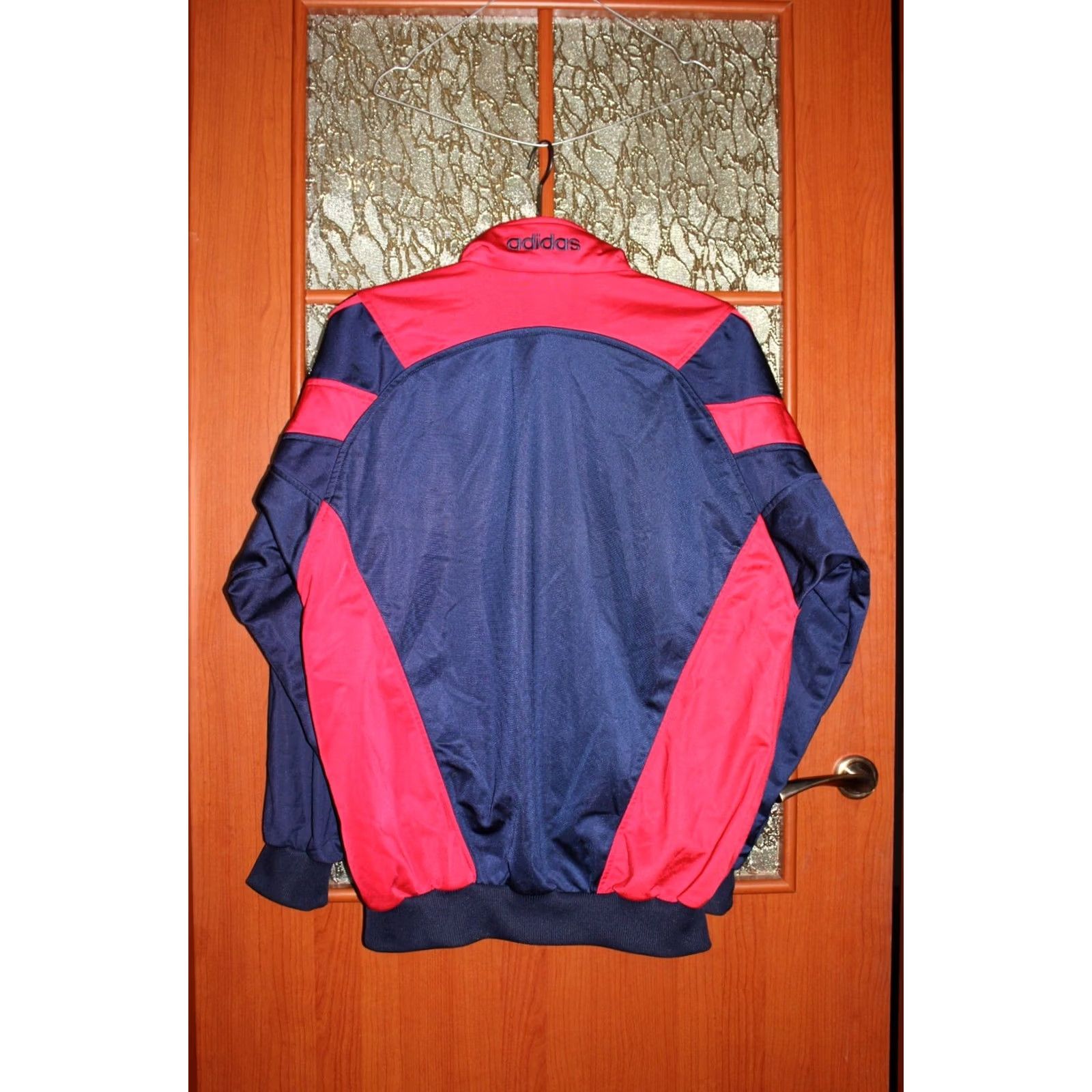 Adidas VINTAGE adidas Track Jacket Unisex Adults XXL Red/Blue 1990s Zip Sleeve Long Regular Autumn Spring Summer Winter All Seasons D8-F192 Size US XXL / EU 58 / 5 - 4 Thumbnail