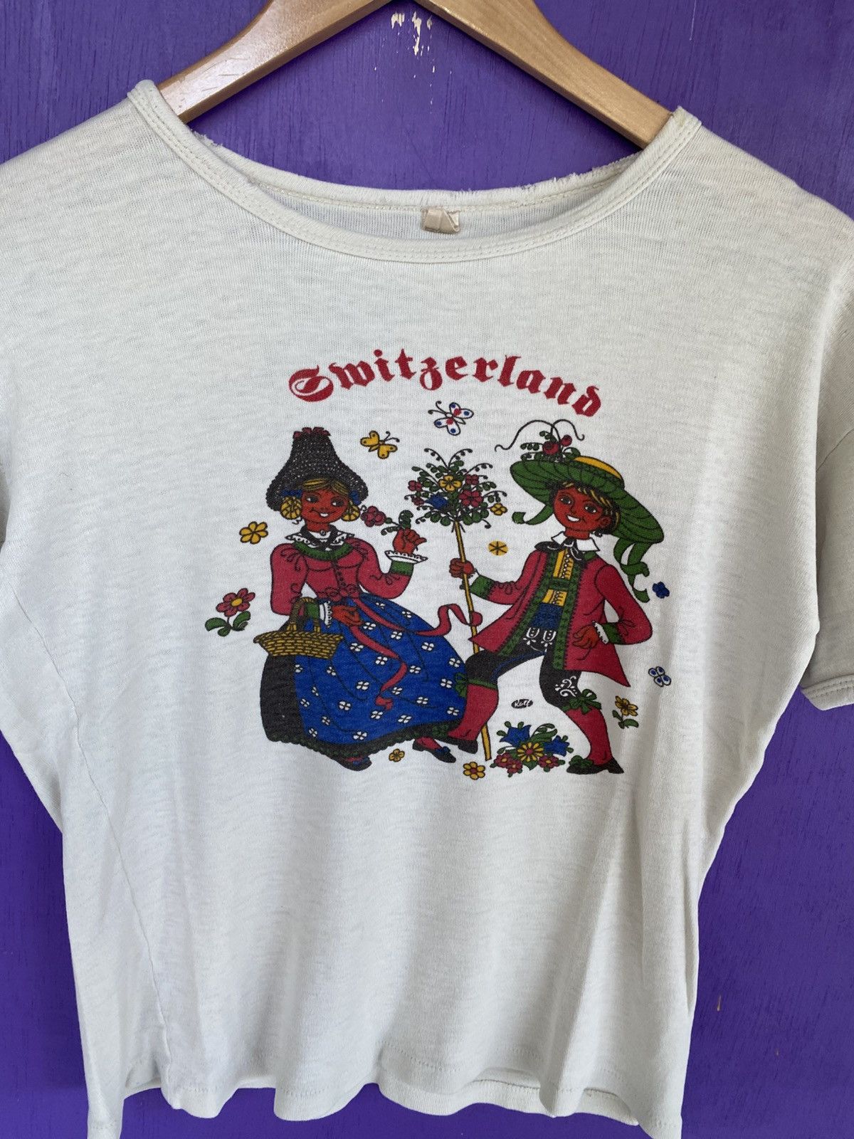 Other Vintage 70s Switzerland destination baby tee Size M / US 6-8 / IT 42-44 - 3 Thumbnail