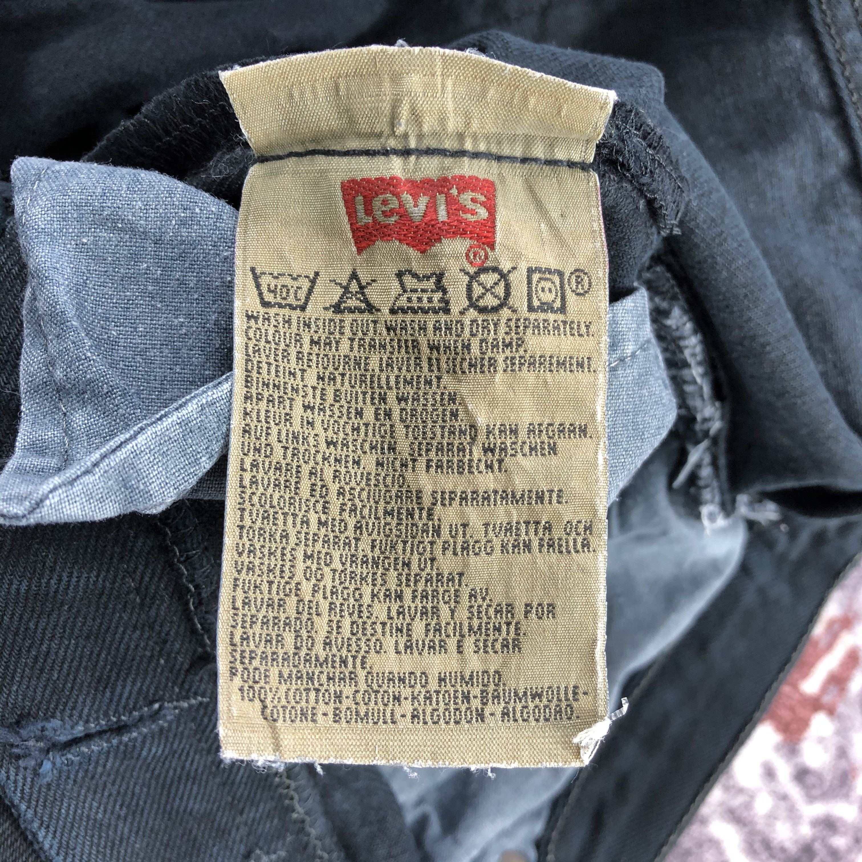 Levi's 90s Vintage Levis 501 Jeans-JM2354 Size US 32 / EU 48 - 12 Thumbnail
